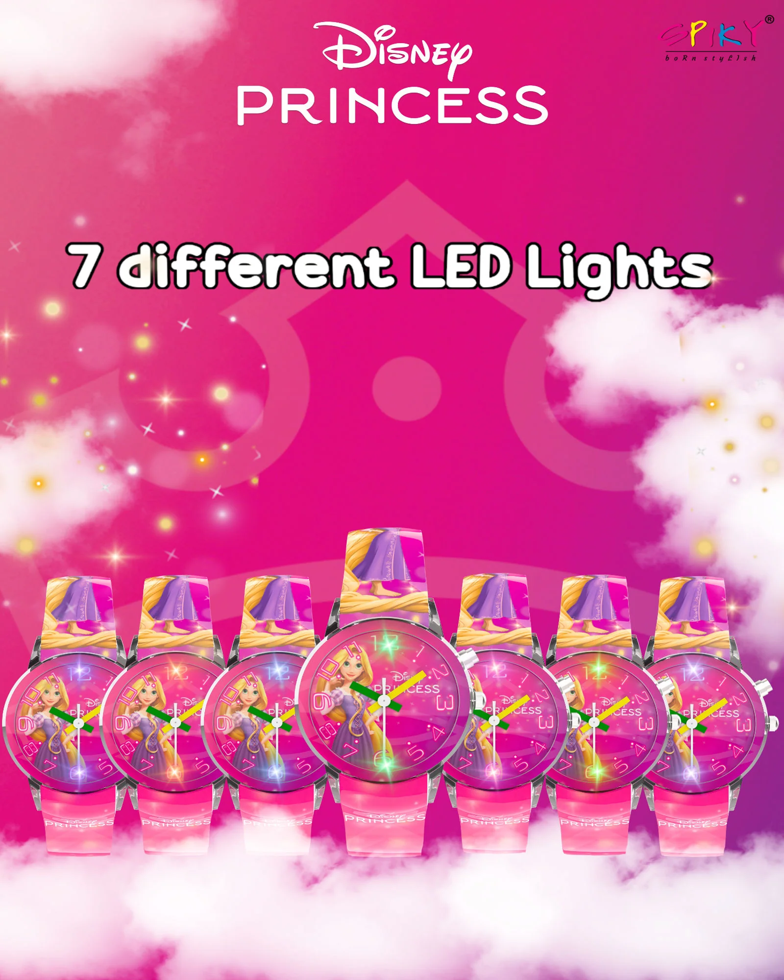 Disney Avengers Analog Kids Watch for Boys and Girls with LED Glowing Light - Image 32