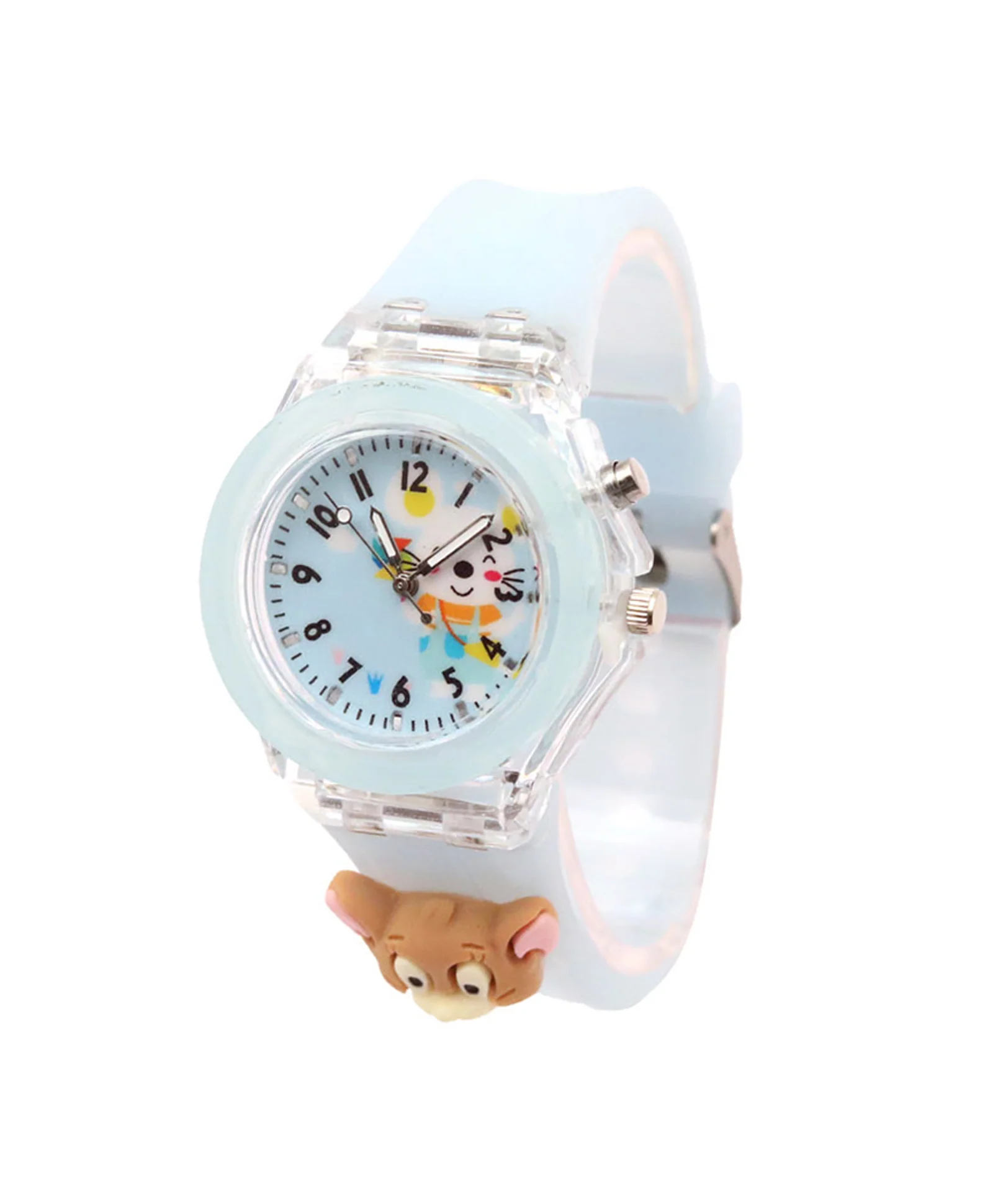 Spiky 3D Cartoon Analog Light Watch for Kids - Image 24