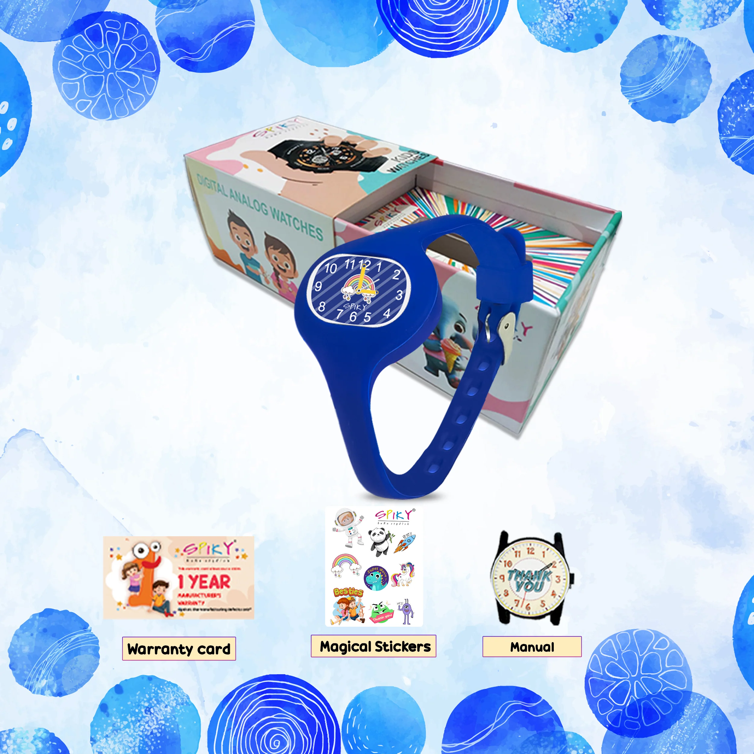 Spiky ALIEN Unique Oval Stylish Analog Kids Watch - Image 35
