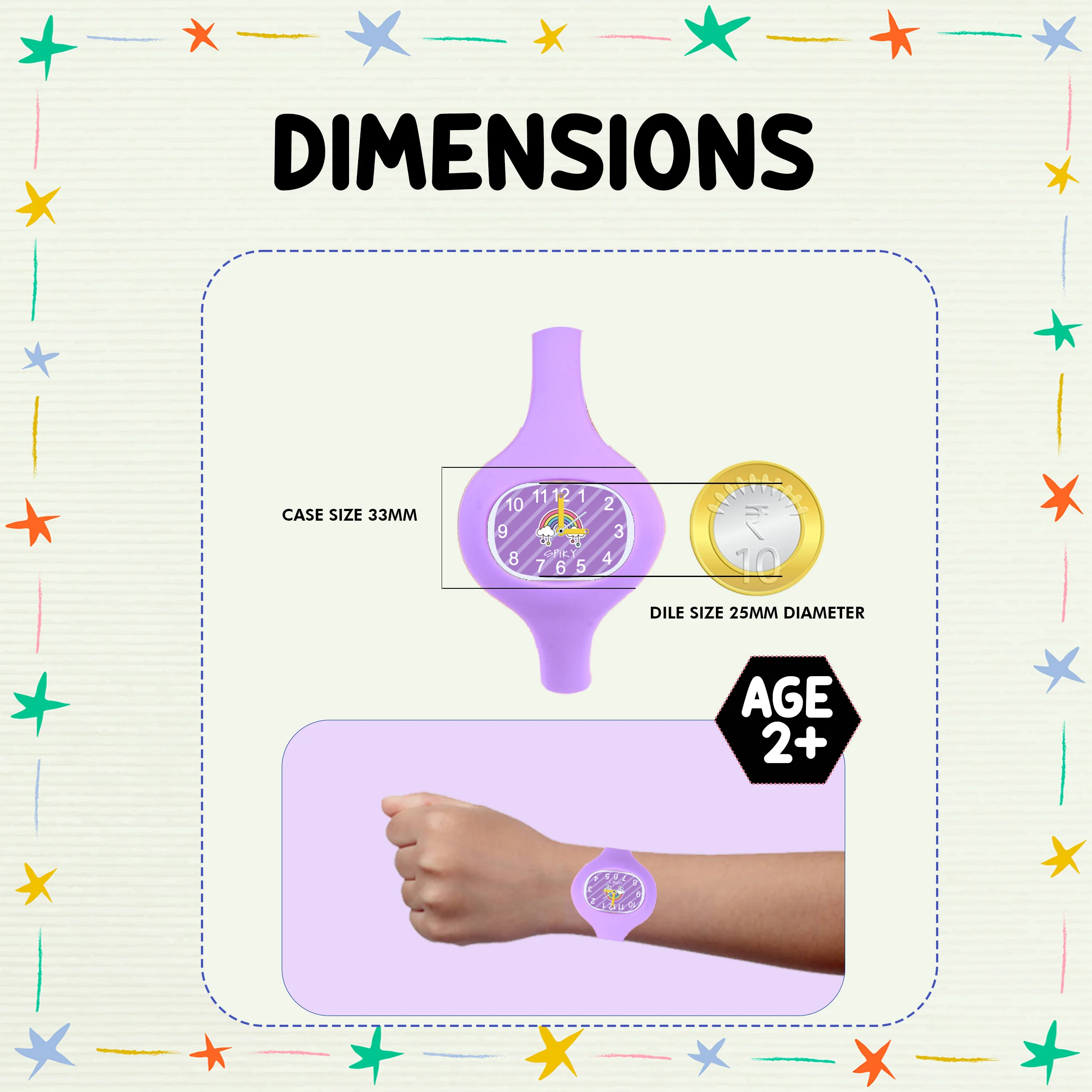 Spiky ALIEN Unique Oval Stylish Analog Kids Watch - Image 23