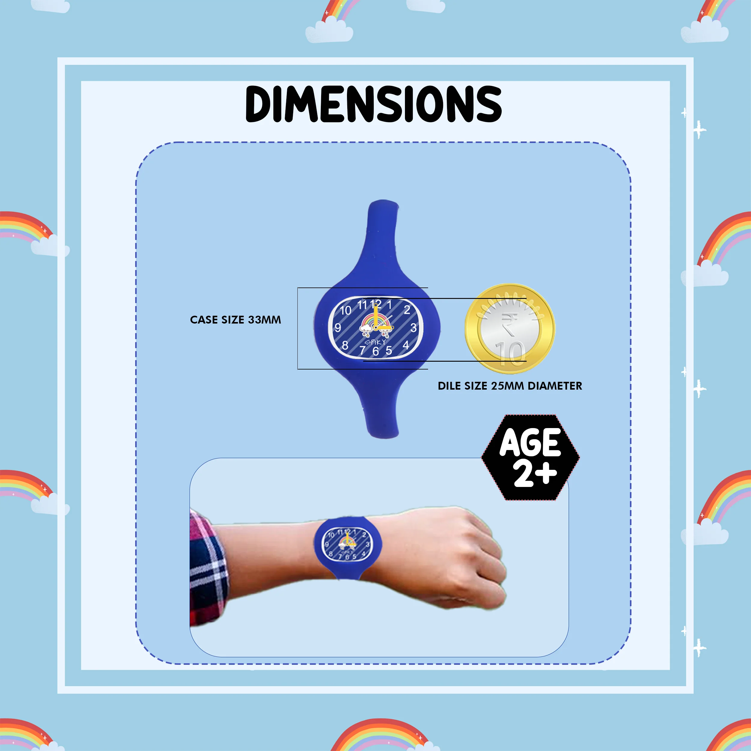 Spiky ALIEN Unique Oval Stylish Analog Kids Watch - Image 23