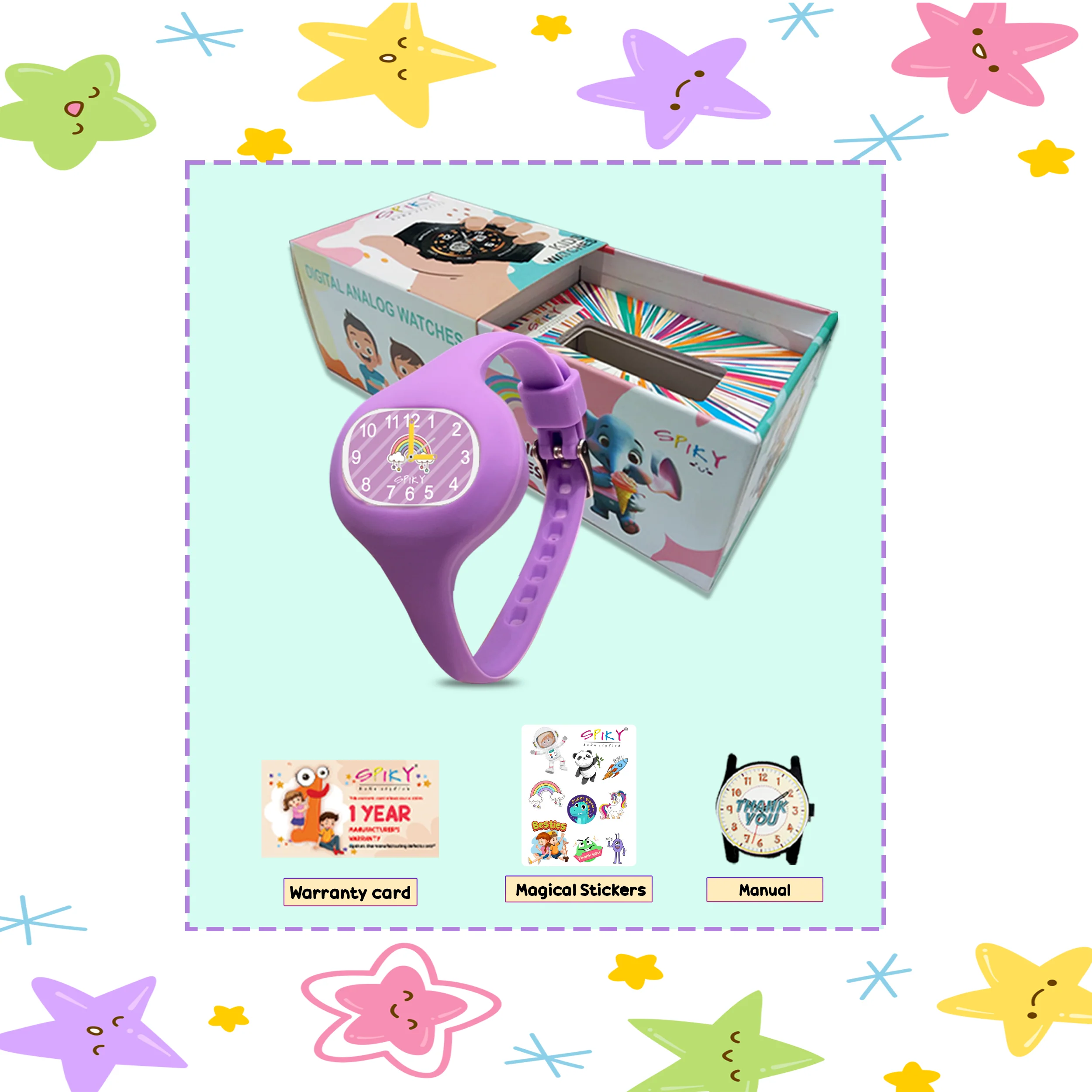 Spiky ALIEN Unique Oval Stylish Analog Kids Watch - Image 14