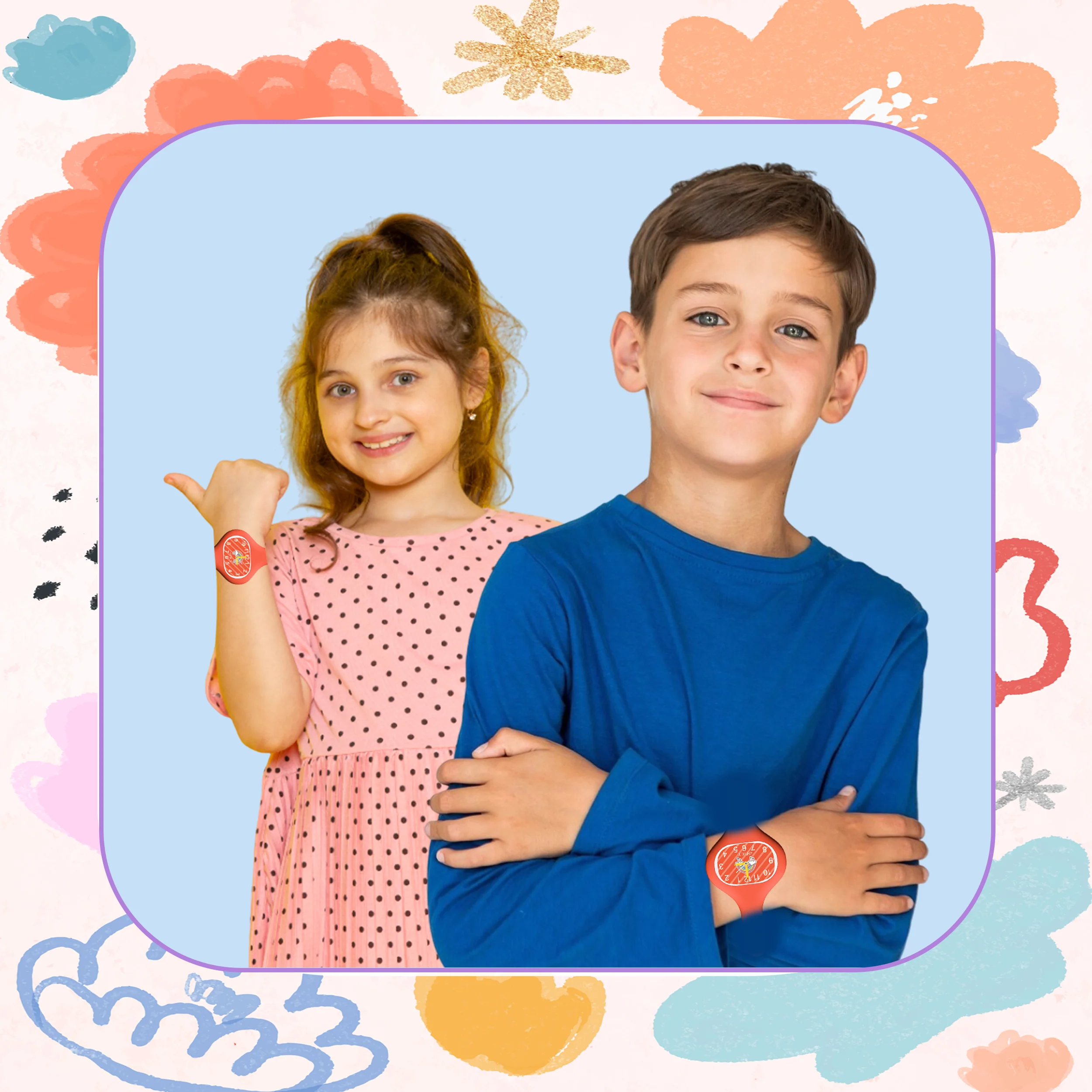 Spiky ALIEN Unique Oval Stylish Analog Kids Watch - Image 45