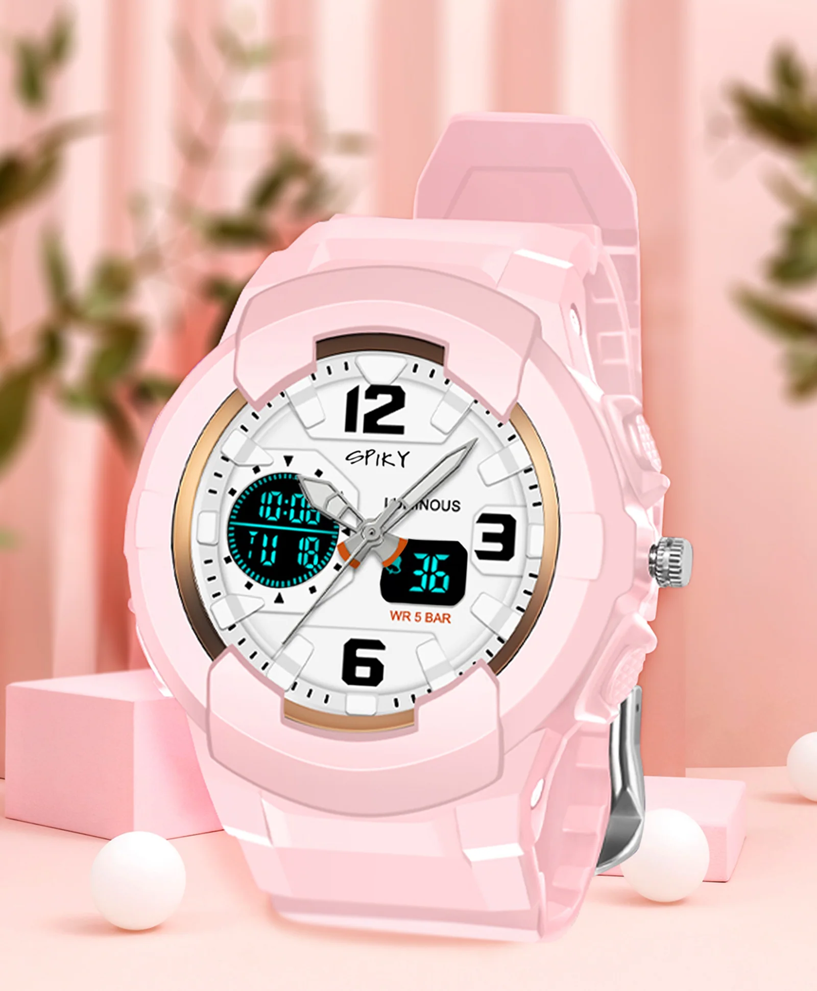 Spiky Eva6 Analog & Digital Sporty Watch - Image 12