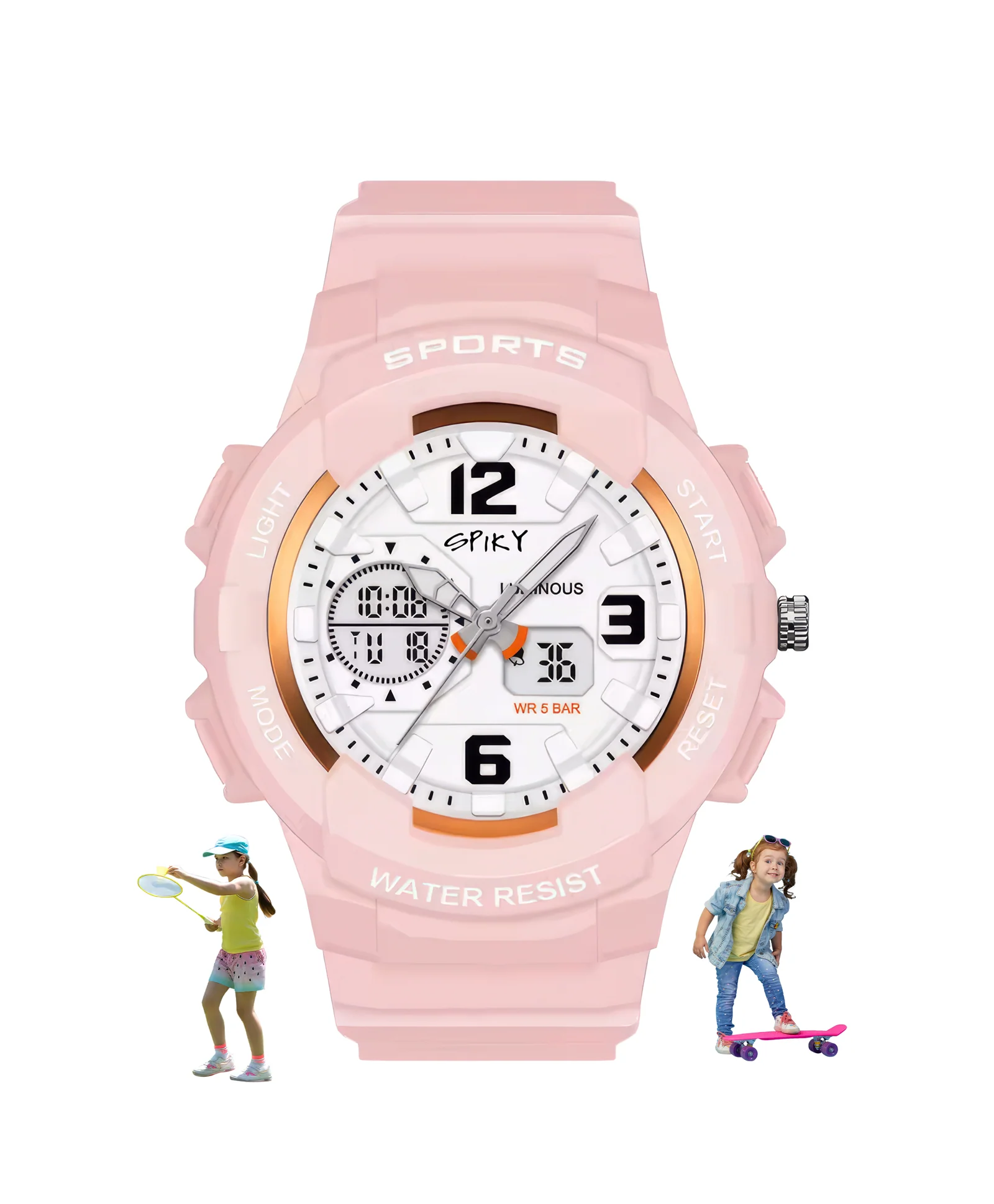 Spiky Eva6 Analog & Digital Sporty Watch - Image 24