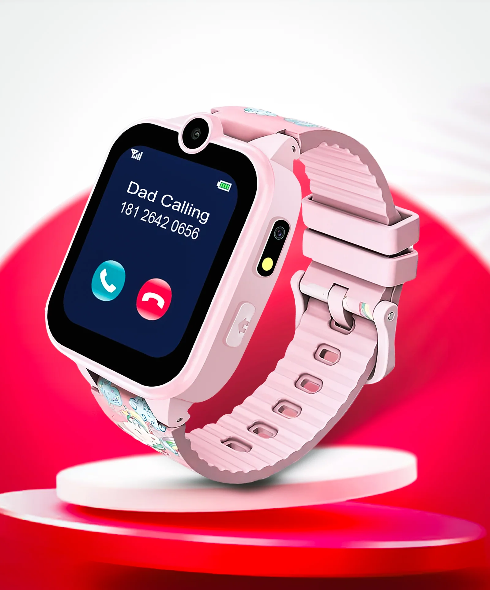 Spiky Griffin Calling Feature Loaded Smartwatch - Blue - Image 14