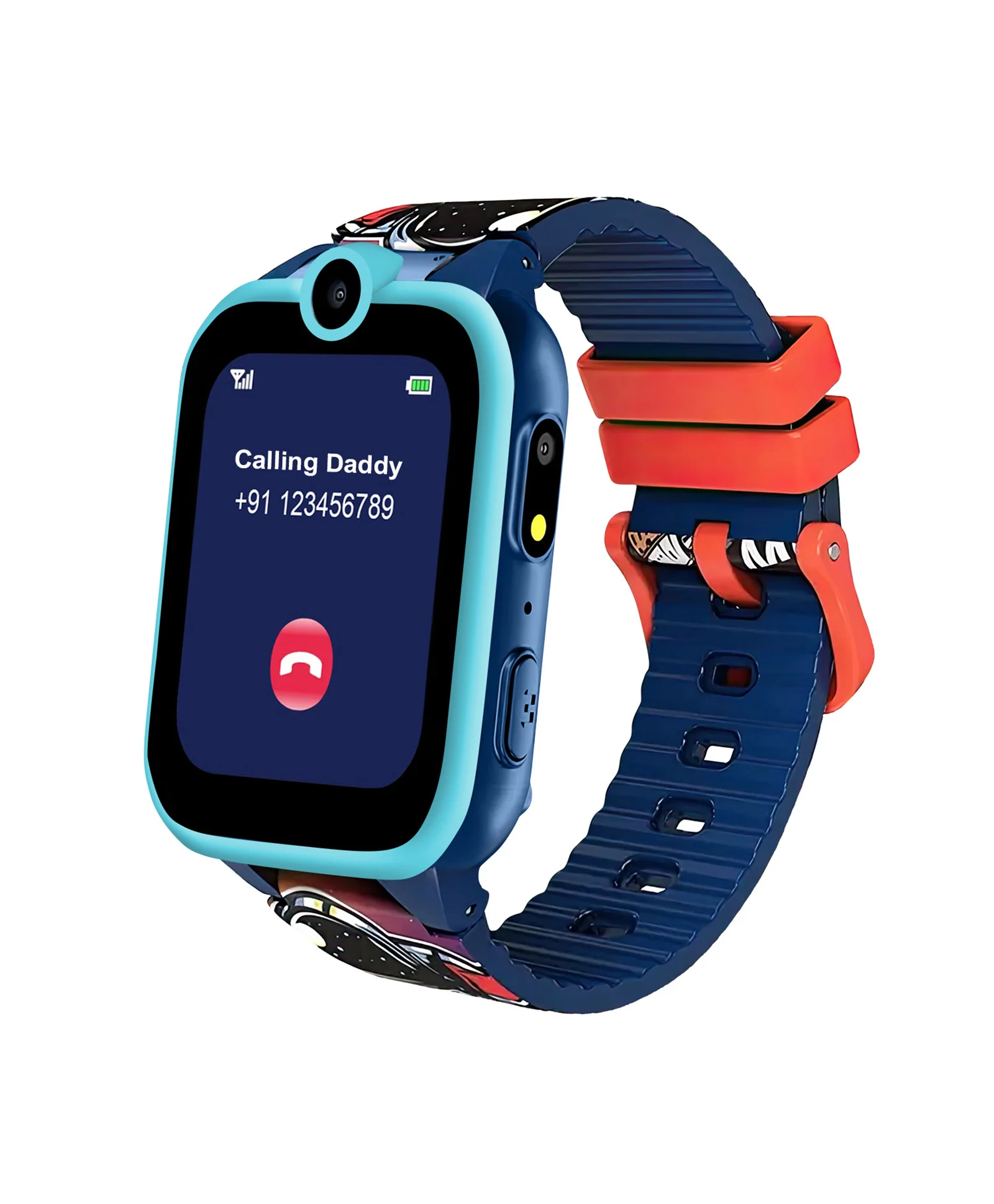 Spiky Griffin Calling Feature Loaded Smartwatch - Pink - Image 15