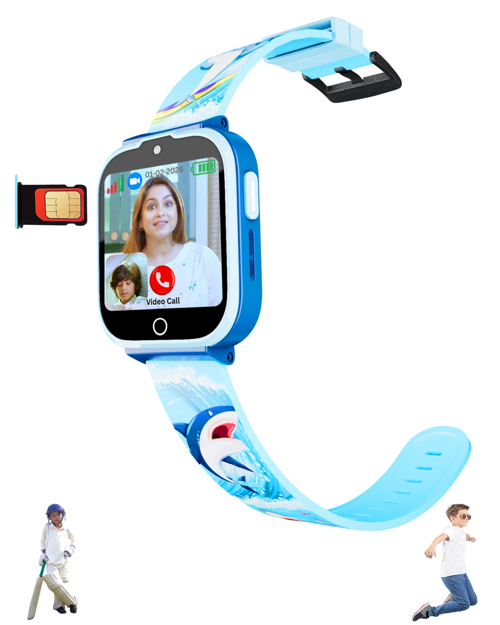 Spiky Cyclops 4g Voice Calling Kids Smartwatch - Image 5