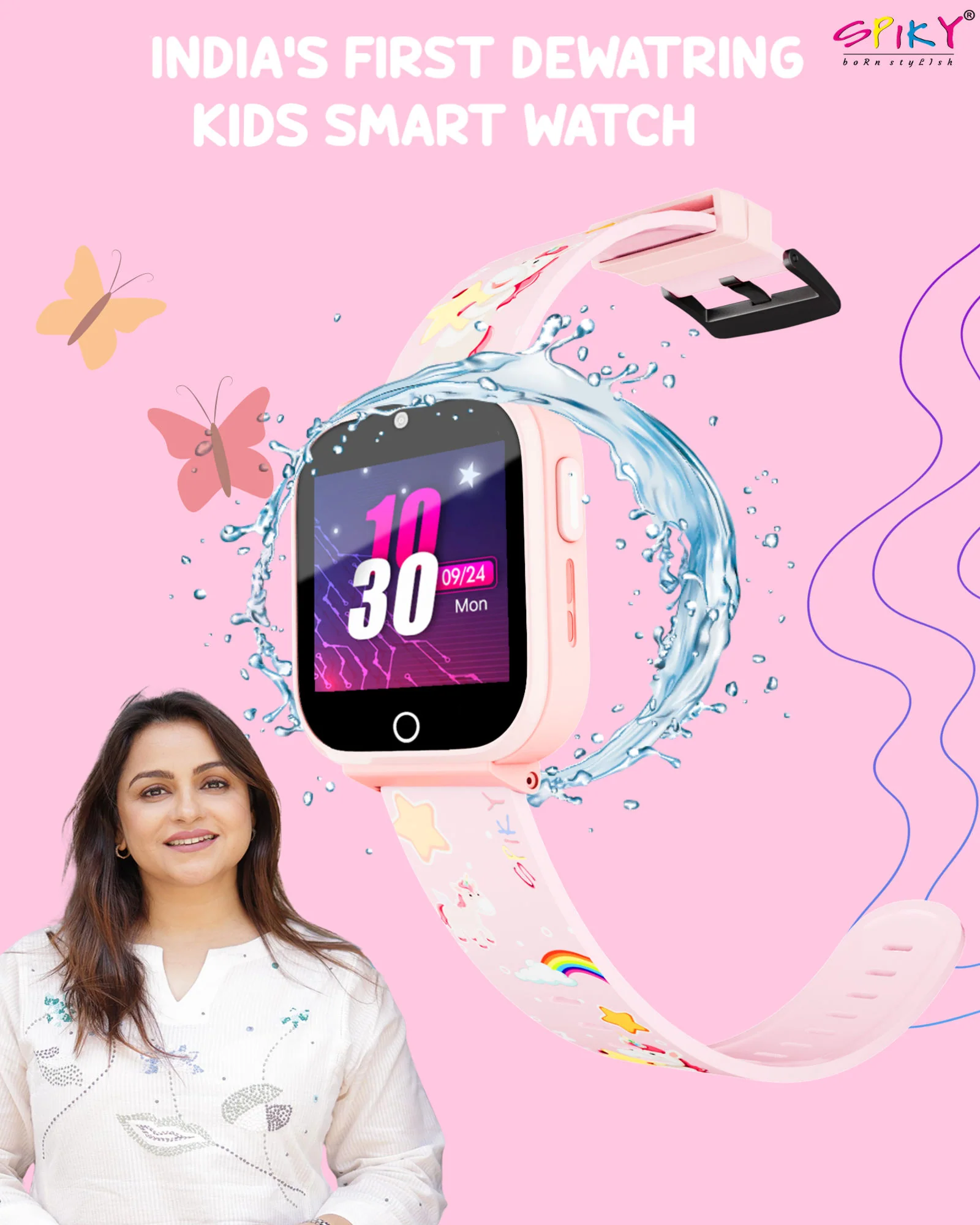 Spiky Cyclops 4g Voice Calling Kids Smartwatch - Image 23