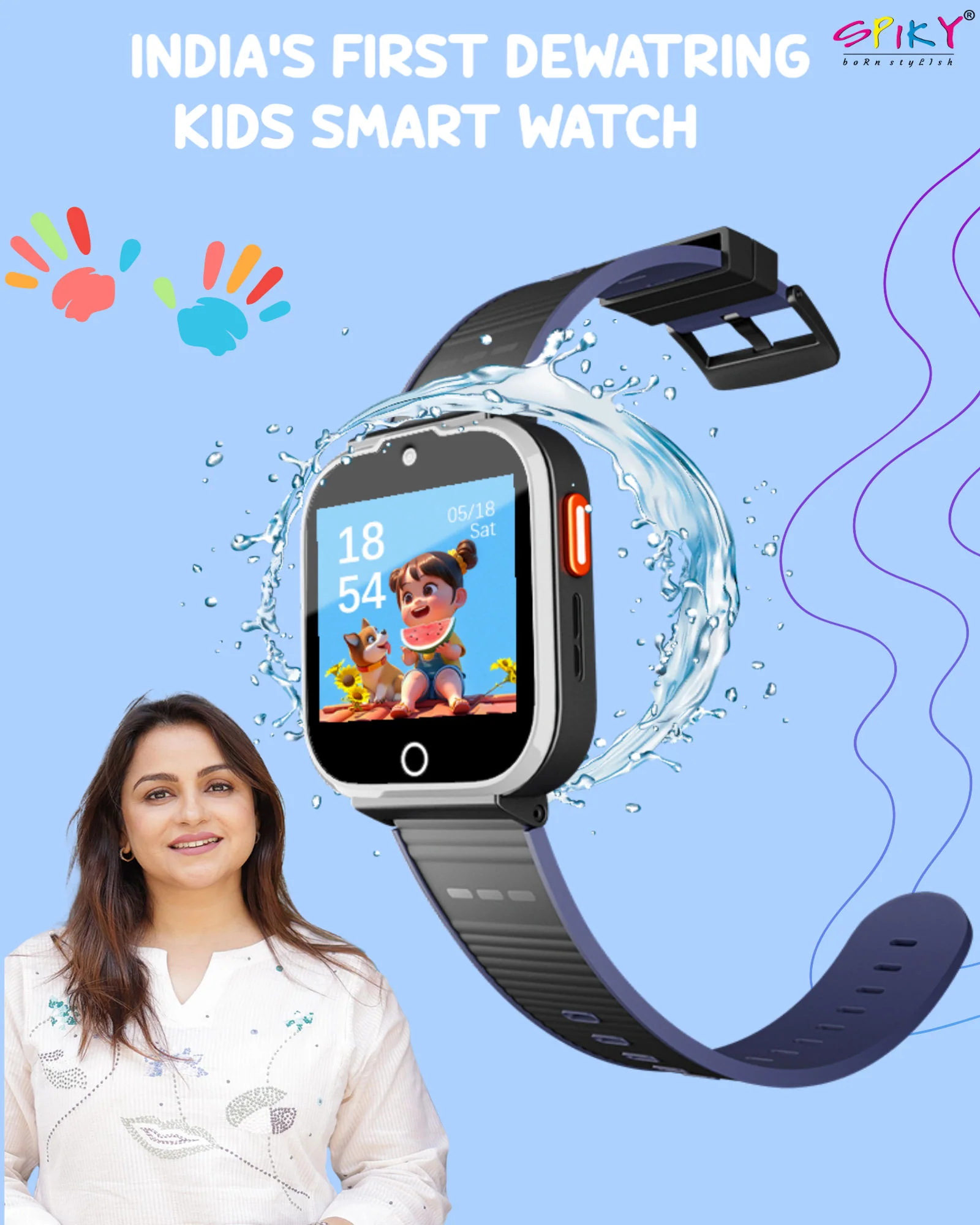 Spiky 4G Cyclops 4g Voice Calling Kids Smartwatch - Image 47