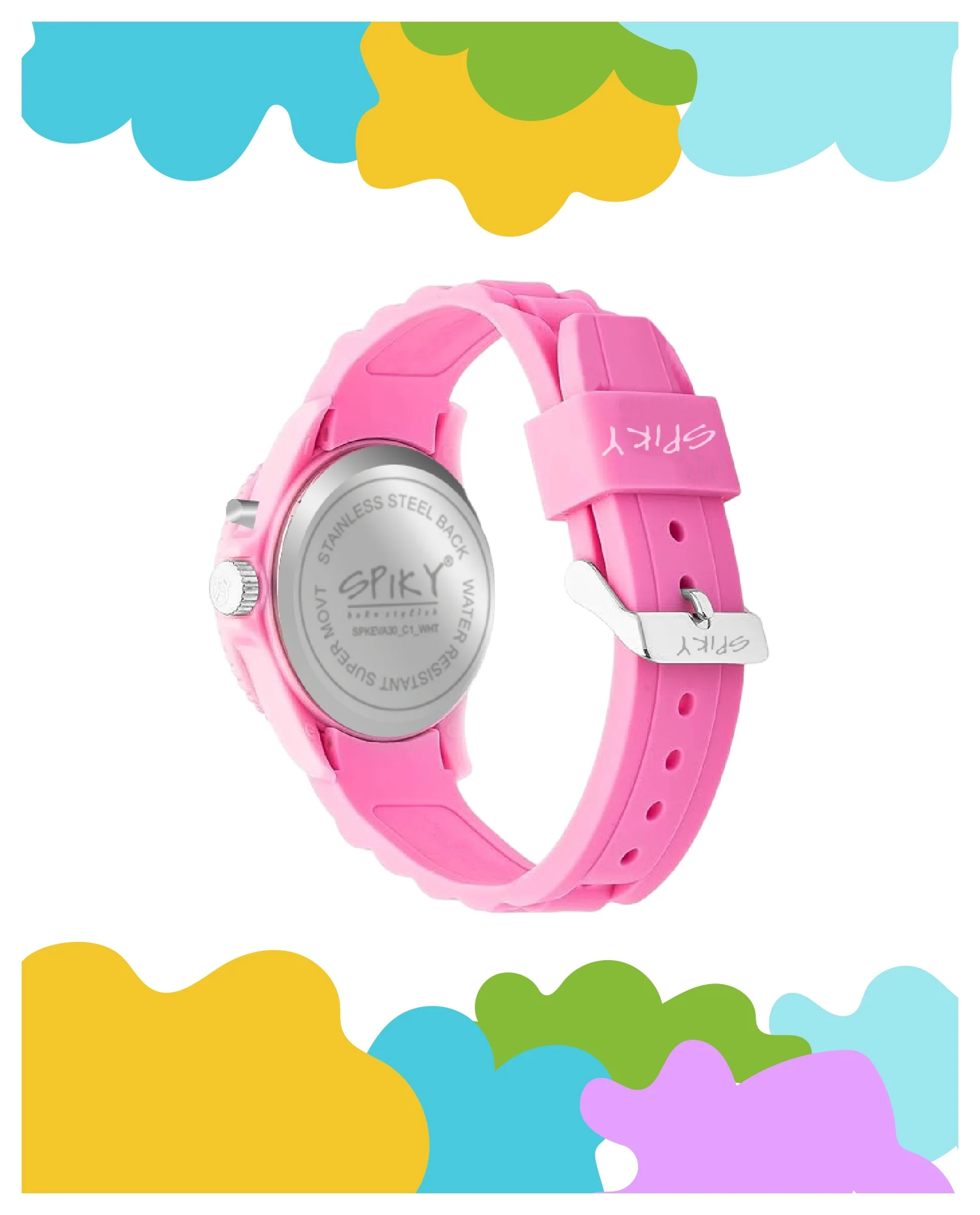 Spiky EVA30 Round Sports Analog Kids Watch - Image 6