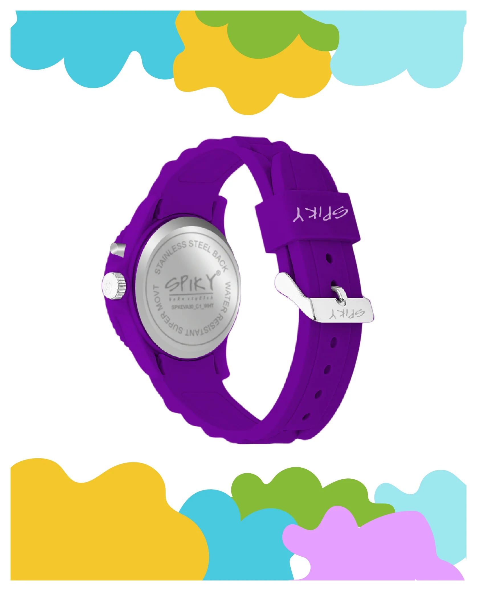 Spiky EVA30 Round Sports Analog Kids Watch - Image 20