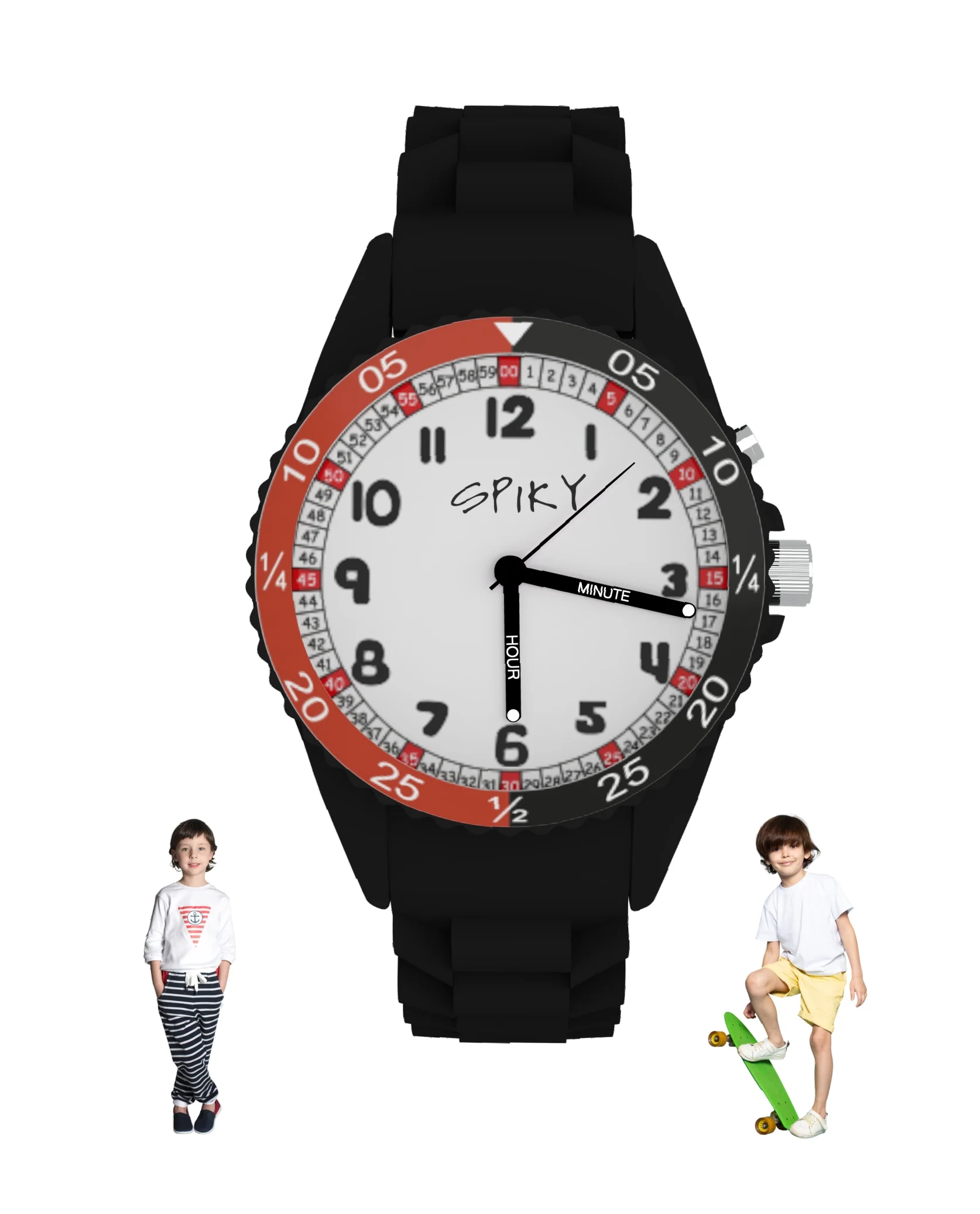 Spiky EVA30 Round Sports Analog Kids Watch - Image 29
