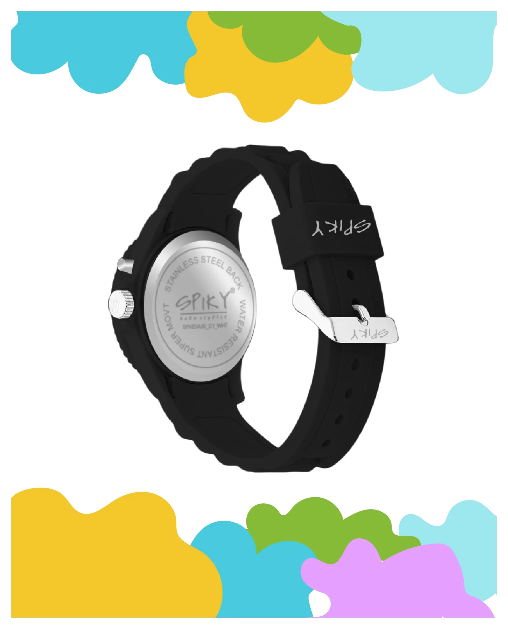 Spiky EVA30 Round Sports Analog Kids Watch - Image 34