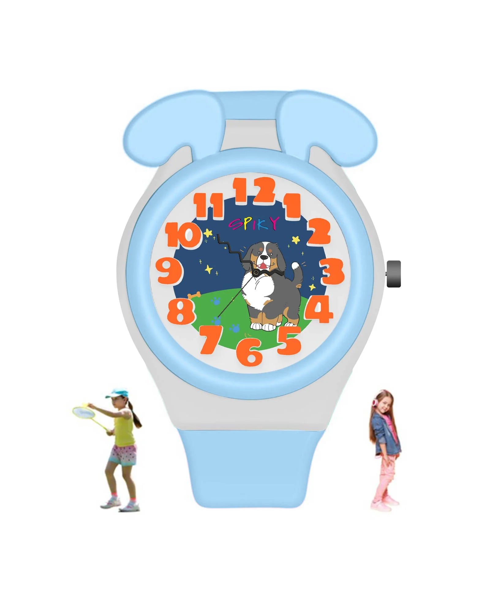 Spiky Fun & Cute Design Analog Kids Watch EVA35 - Image 48