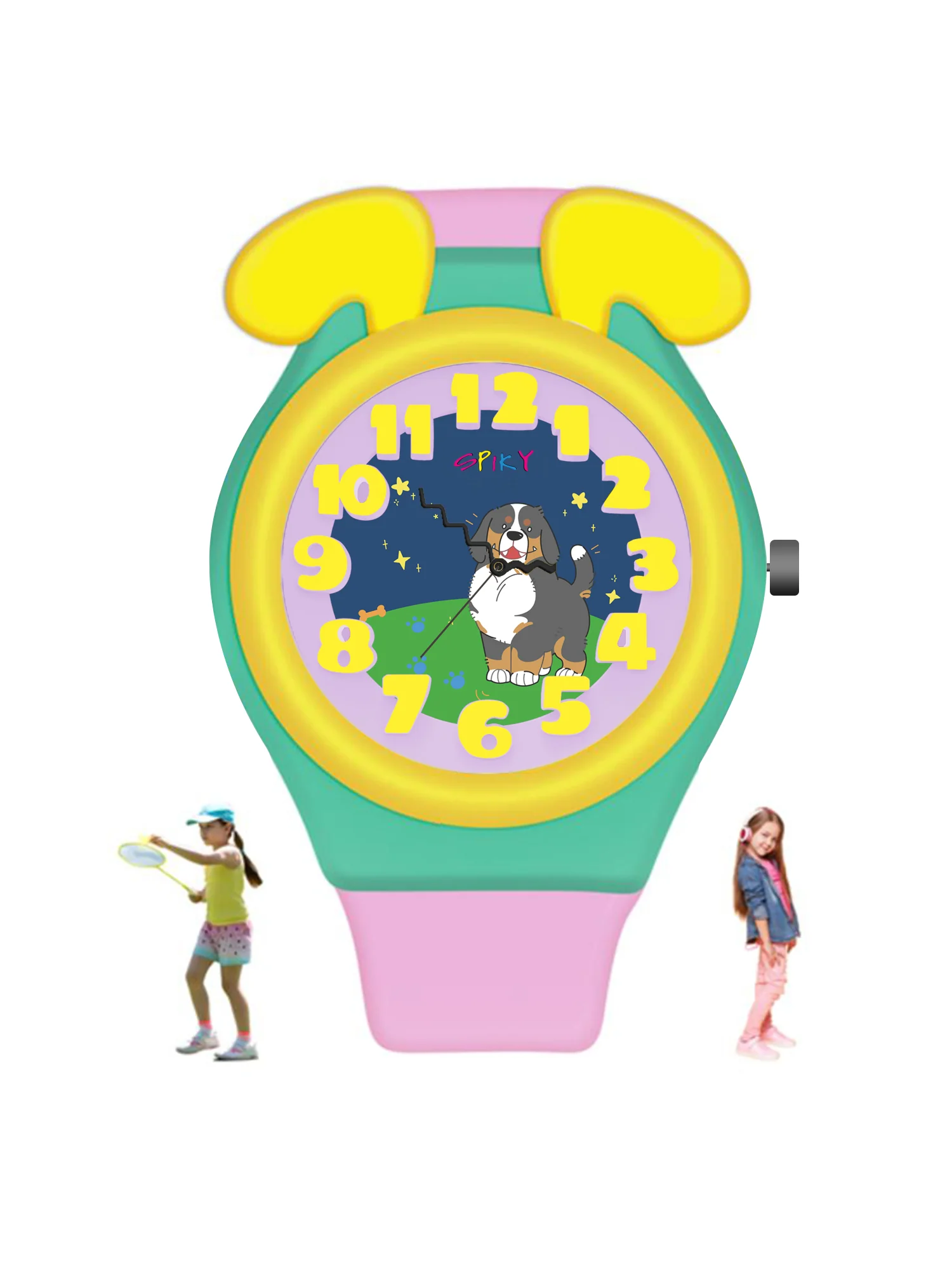 Spiky Fun & Cute Design Analog Kids Watch EVA35 - Image 8