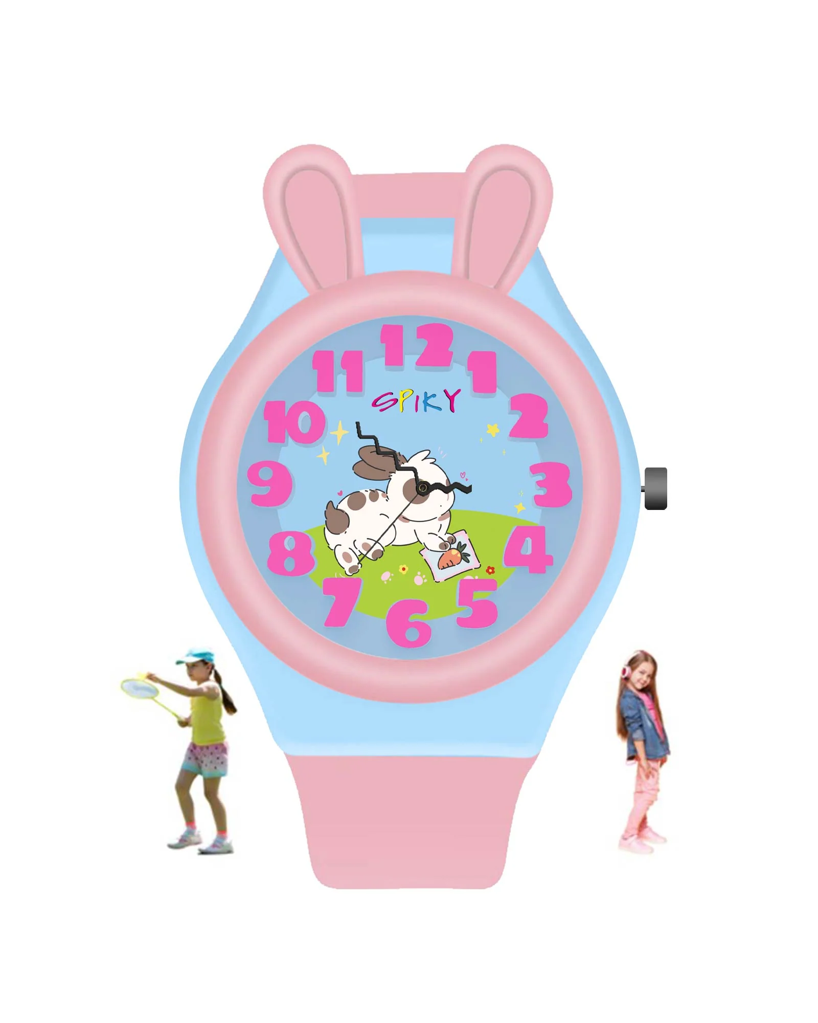 Spiky Fun & Cute Design Analog Kids Watch EVA35 - Image 8