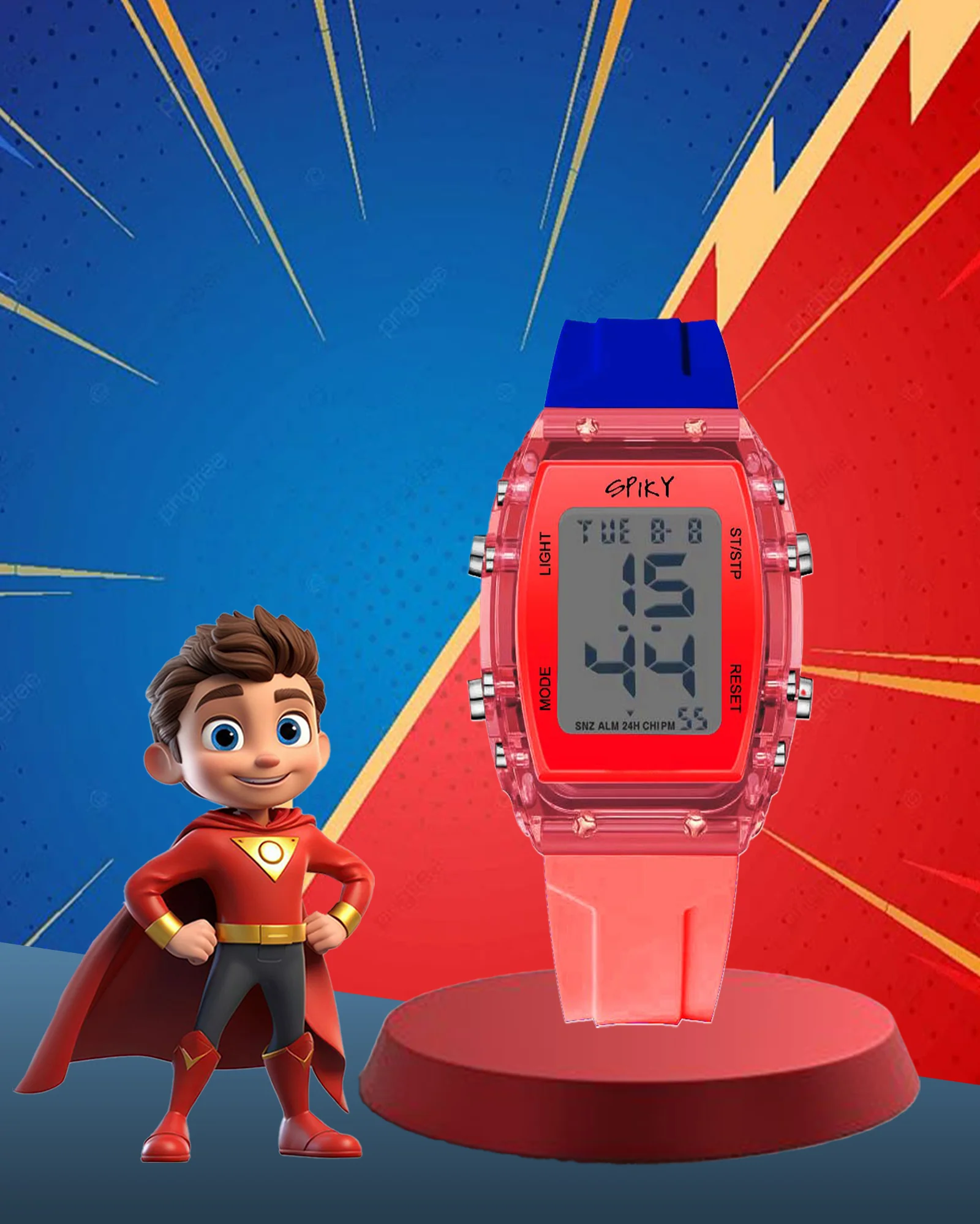 Spiky Digital Sports Watch for Kids EVA36 - Image 22