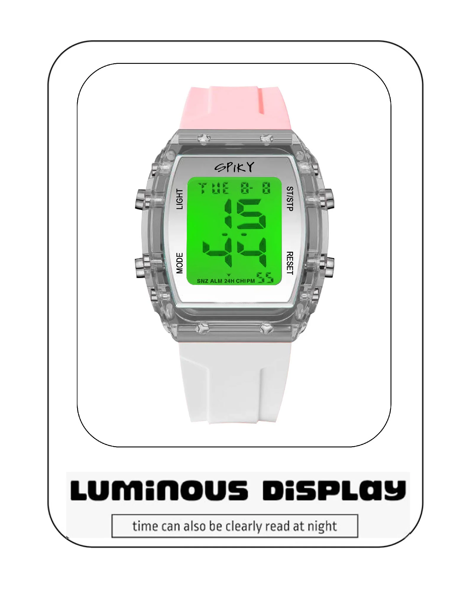 Spiky Digital Sports Watch for Kids EVA36 - Image 35