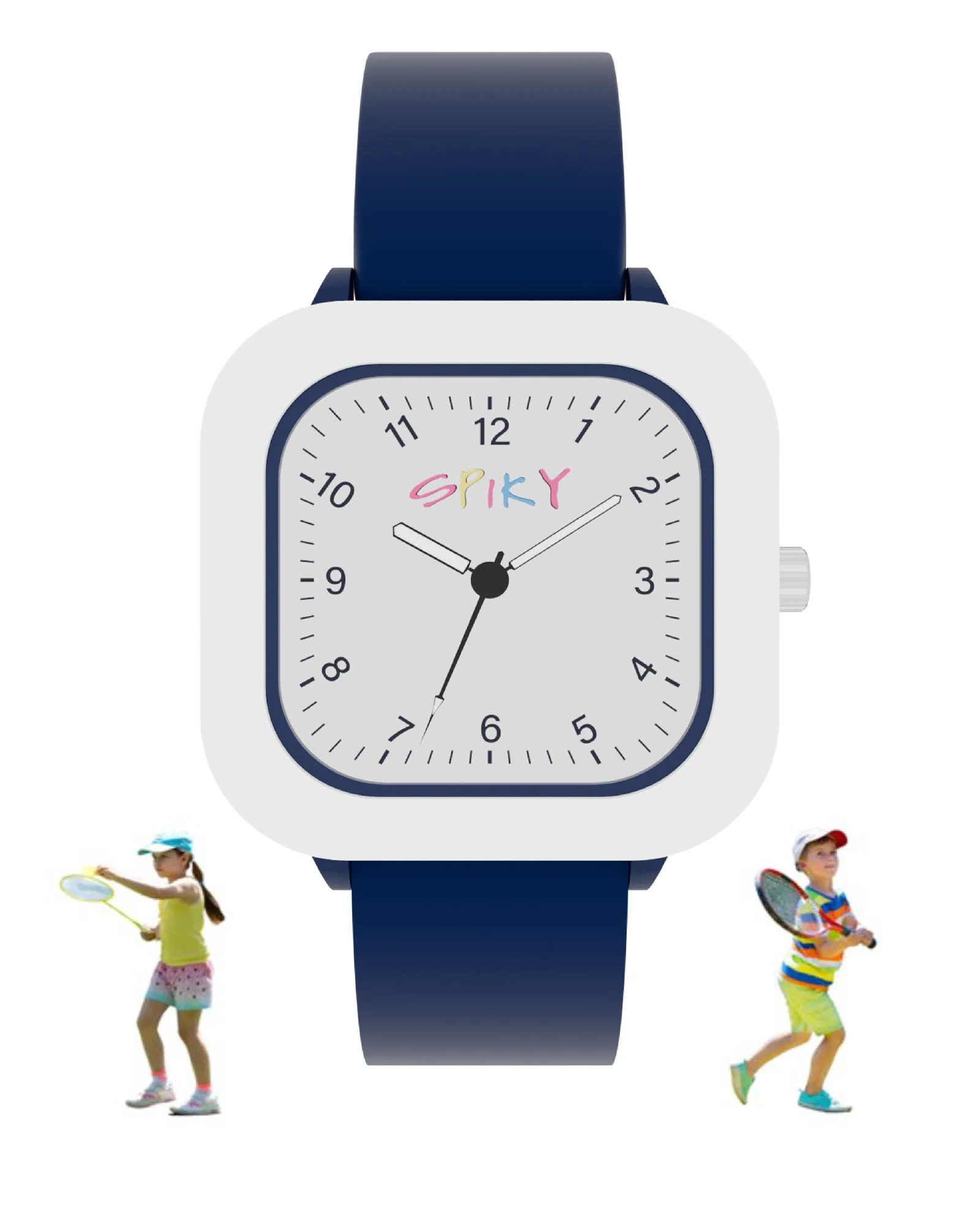 Spiky Square Stylish Analog Watch for Kids EVA37 - Image 21