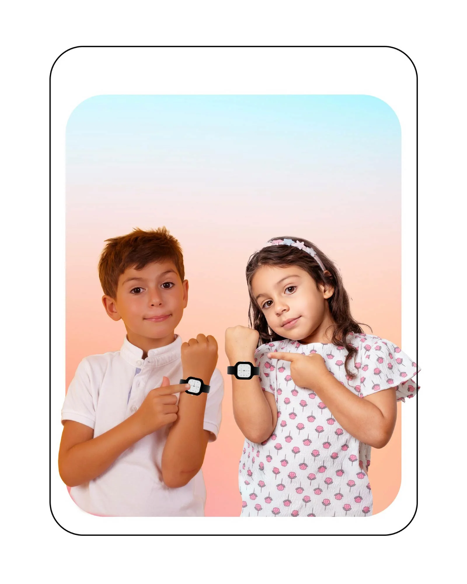 Spiky Square Stylish Analog Watch for Kids EVA37 - Image 24