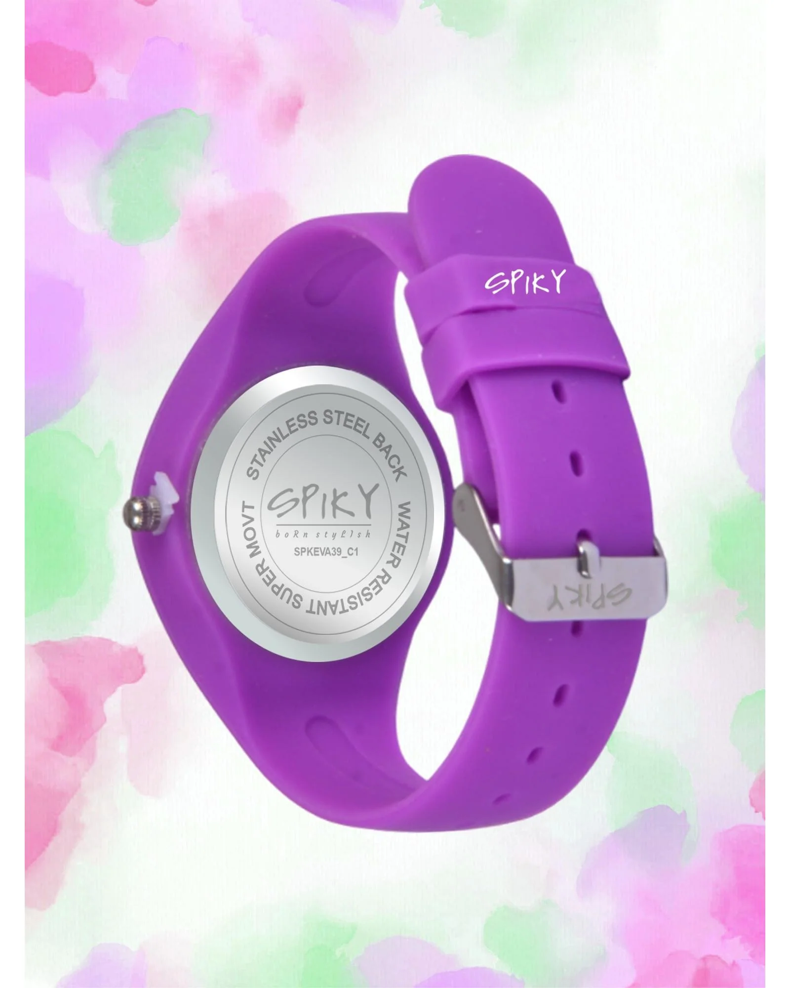 Spiky Round Casual Analog Kids Watch EVA39 - Image 6