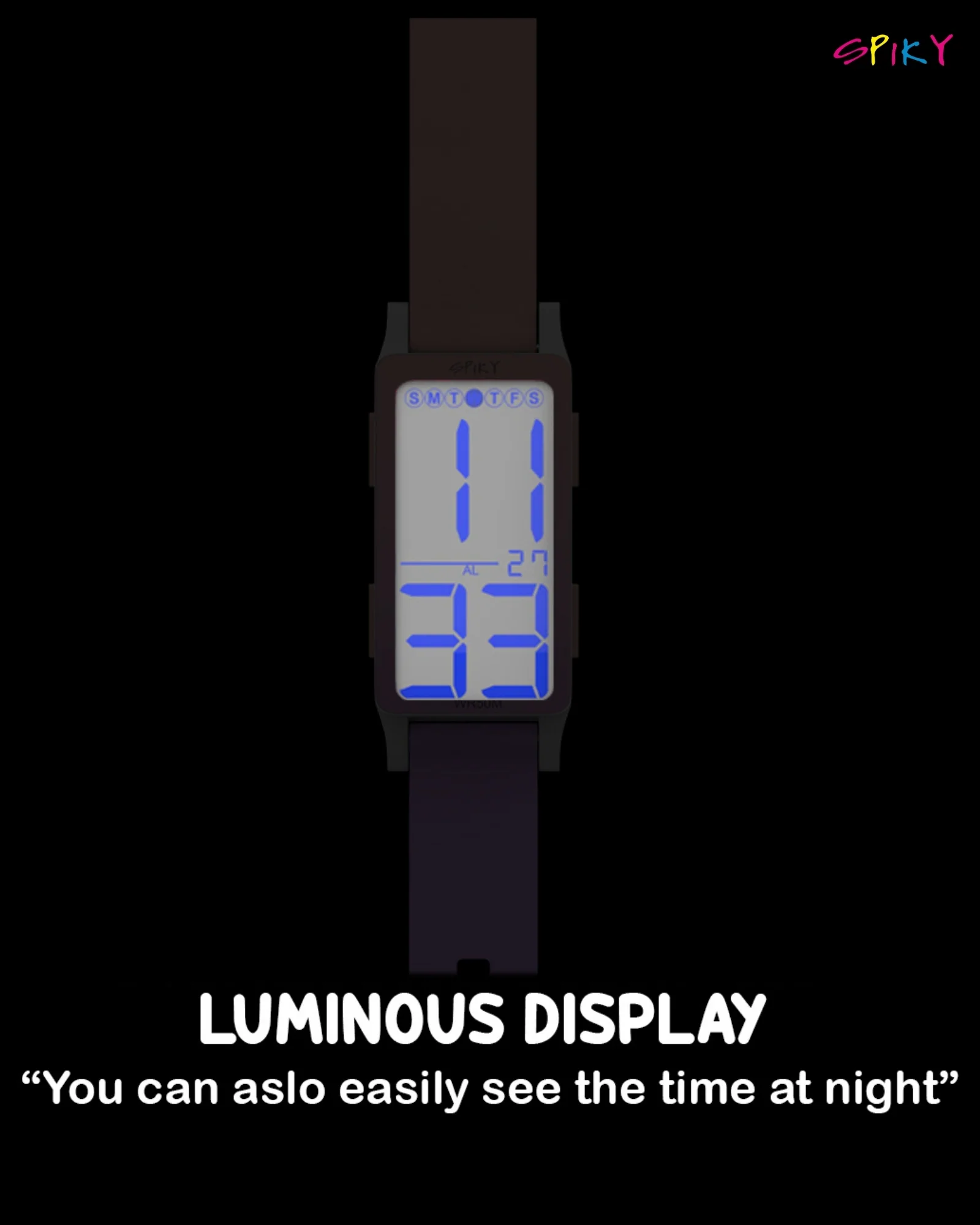 Spiky Multi-functional Digital Sports Watch for Kids EVA44 - Image 6