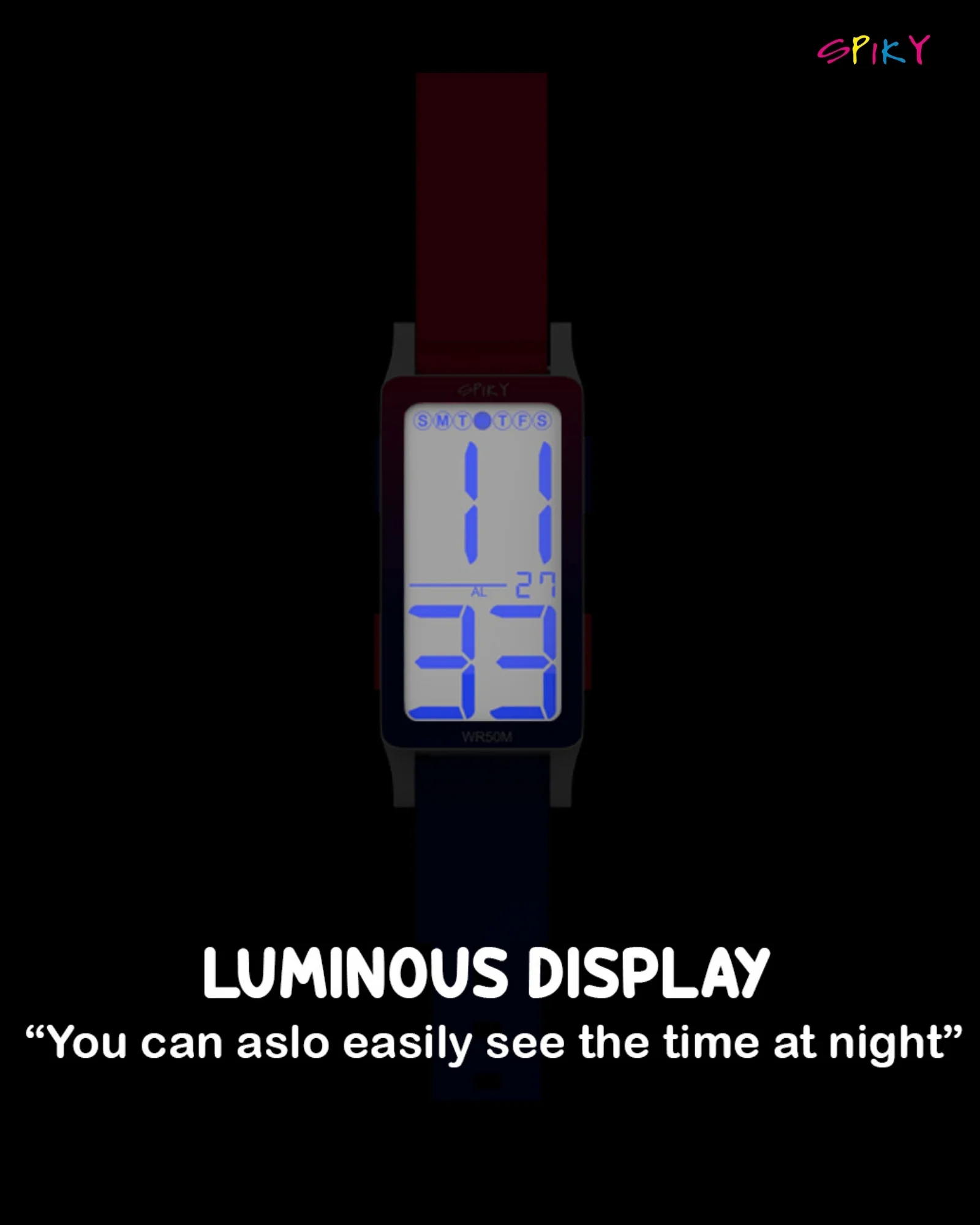 Spiky Multi-functional Digital Sports Watch for Kids EVA44 - Image 14