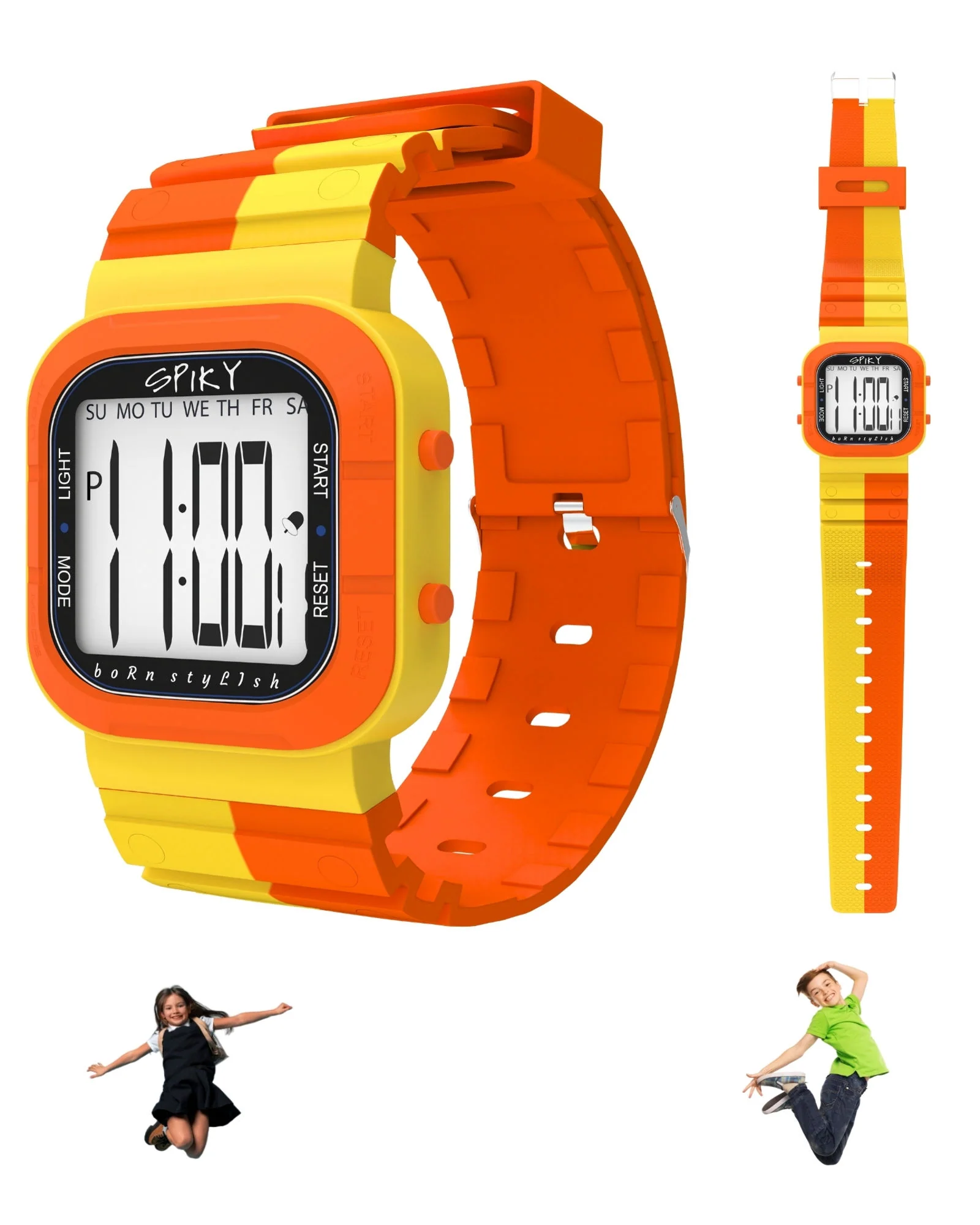 Spiky Multi-functional Digital Watch for Kids Boys and Girls EVA45 - Image 22