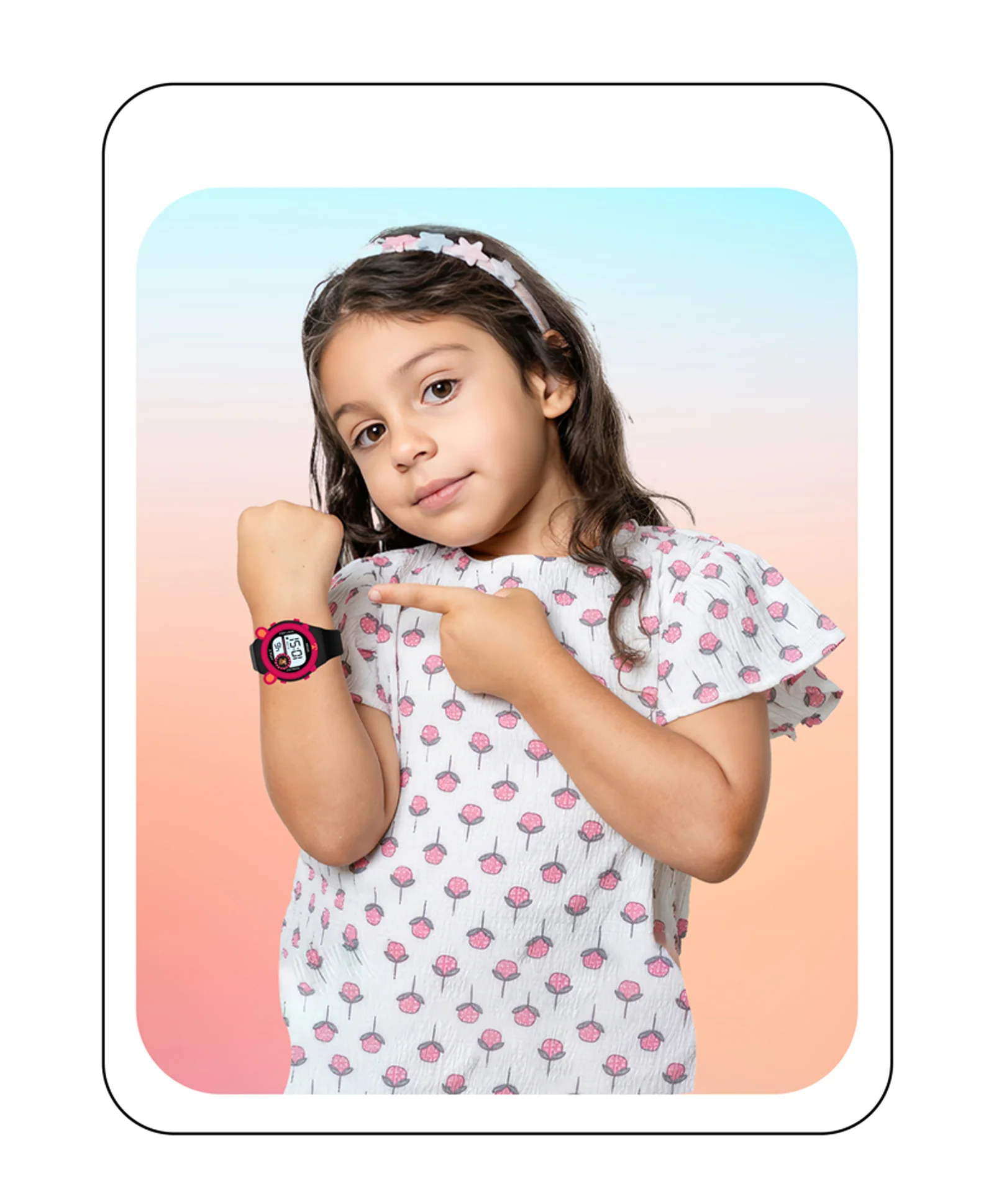 Spiky Eva26 Fun Digital Watch for Kids - Image 69