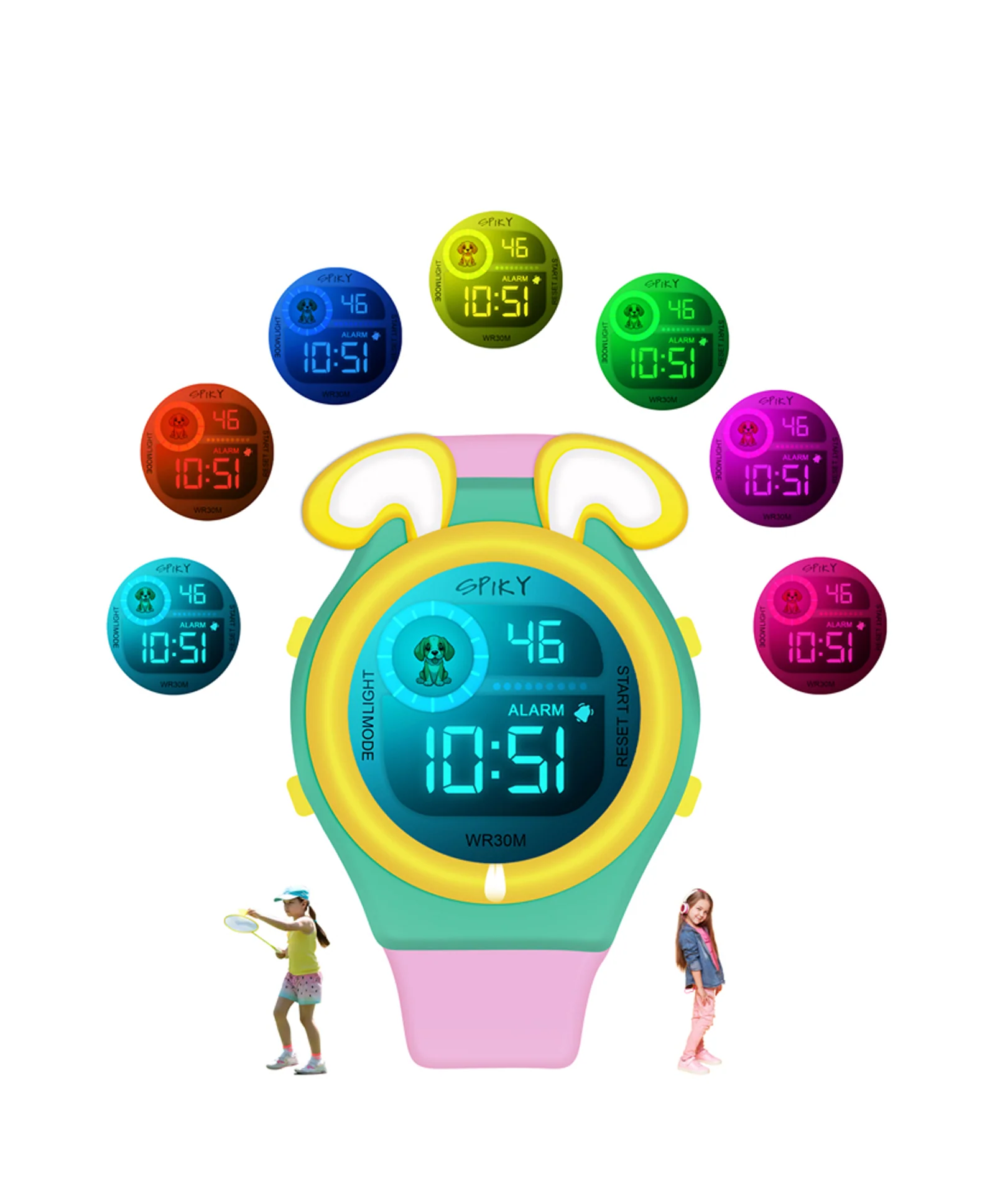Spiky Eva26 Fun Digital Watch for Kids - Image 44