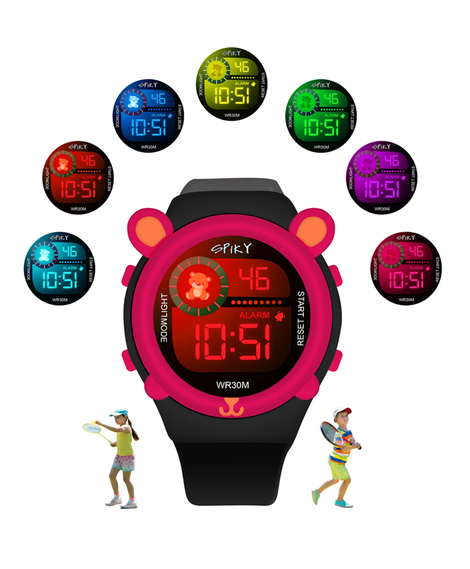 Spiky Eva26 Fun Digital Watch for Kids - Image 55