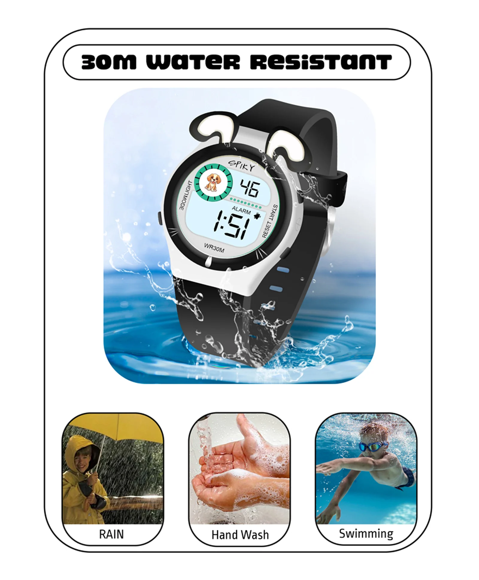 Spiky Eva26 Fun Digital Watch for Kids - Image 5