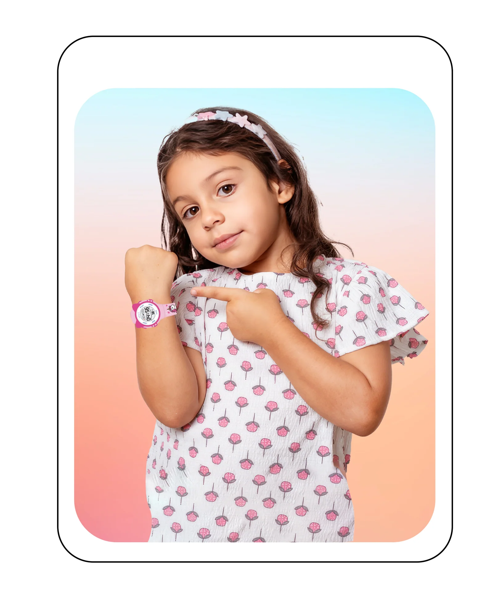 Spiky Eva17 Round Cat Shaped Digital Watch - Image 5