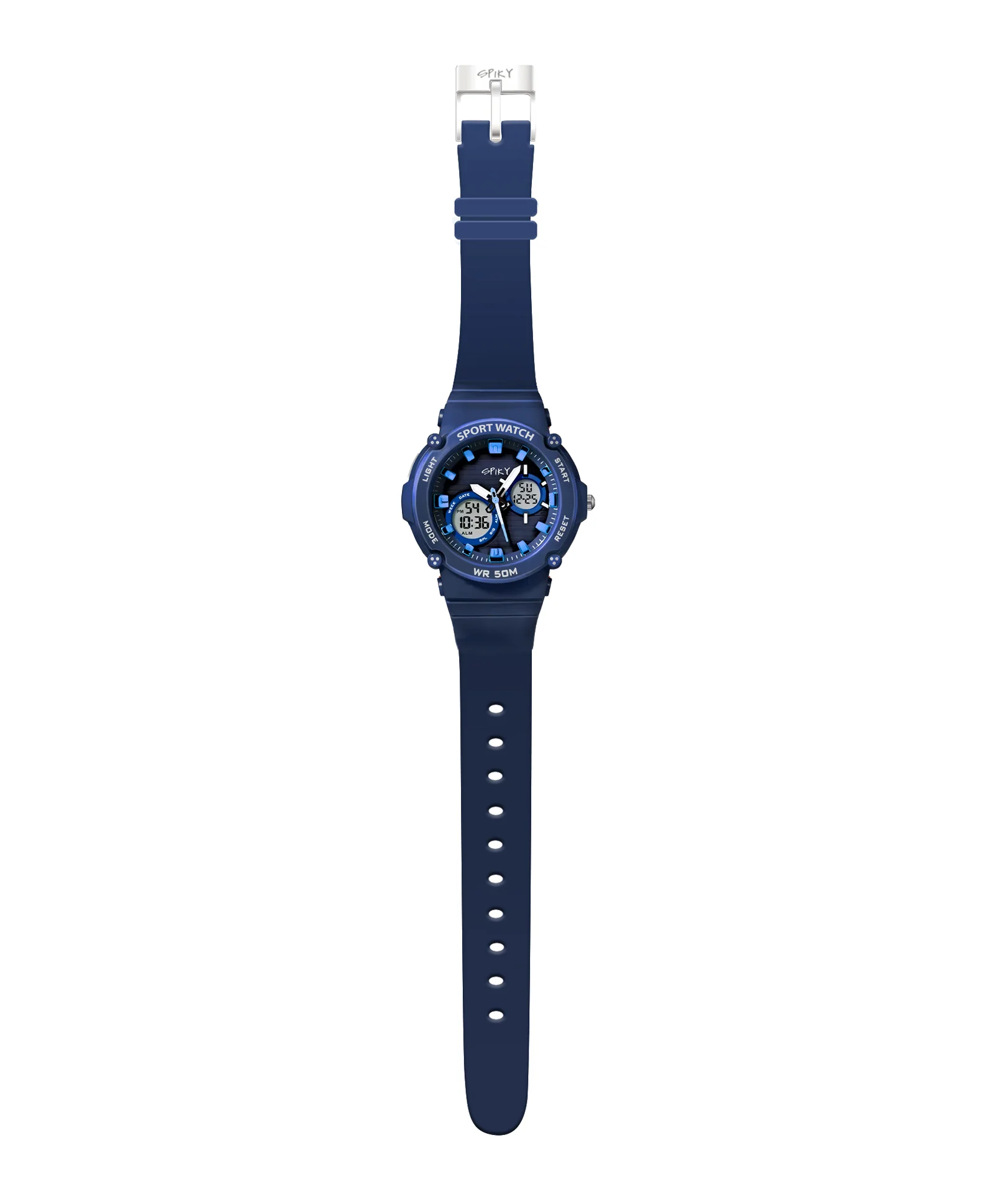 Spiky Eva29 Round Digital Sports Diving Watch - Image 22