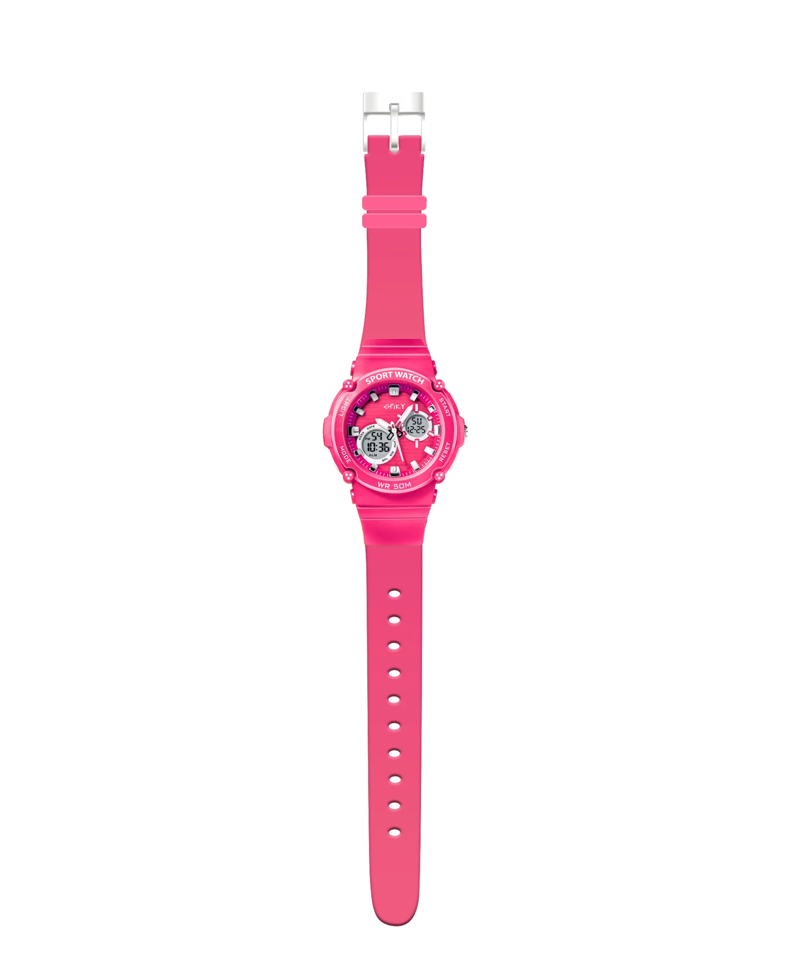 Spiky Eva29 Round Digital Sports Diving Watch - Image 9