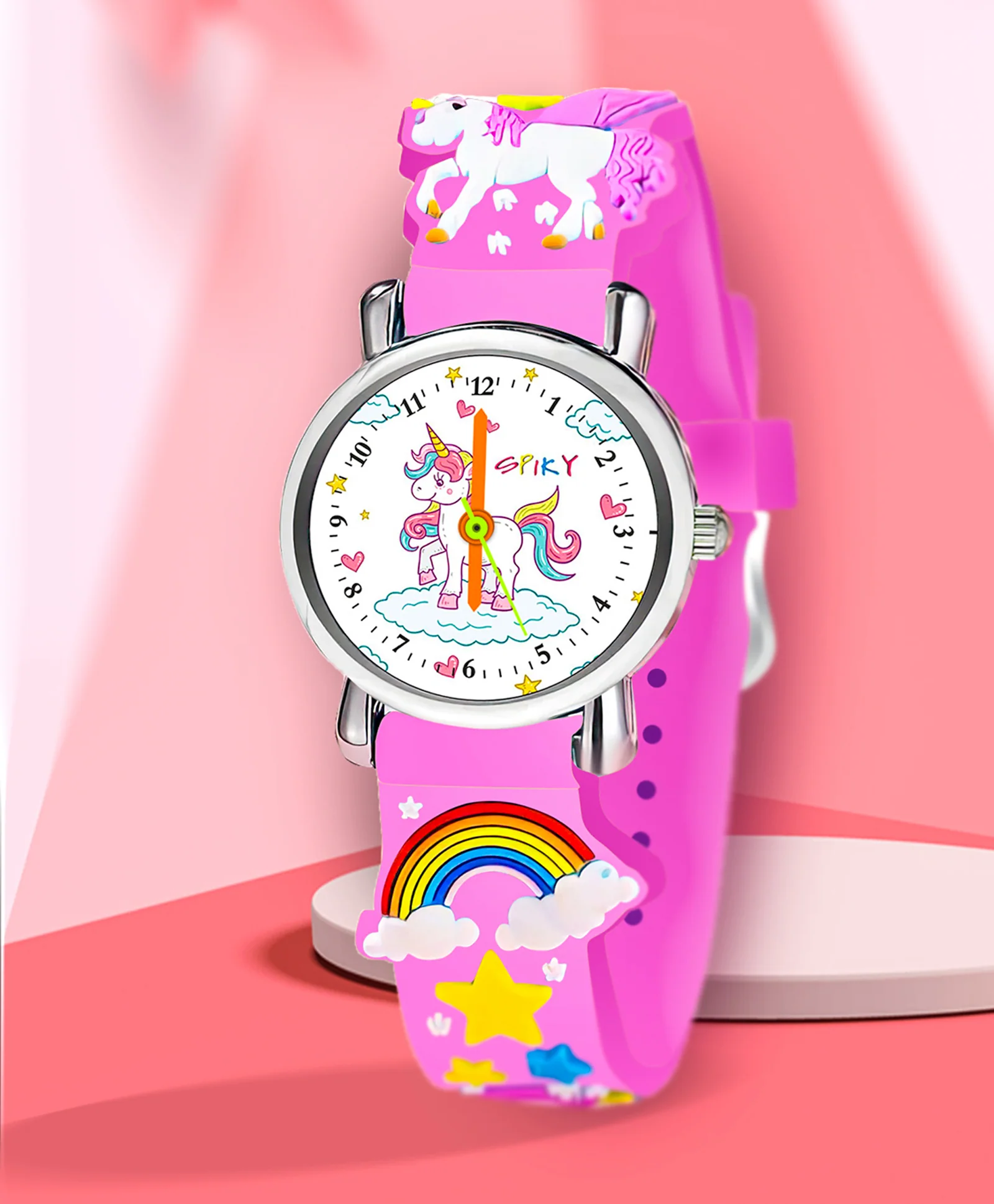 Spiky Eva9 Round Unicorn Strap Analog Watch - Image 21