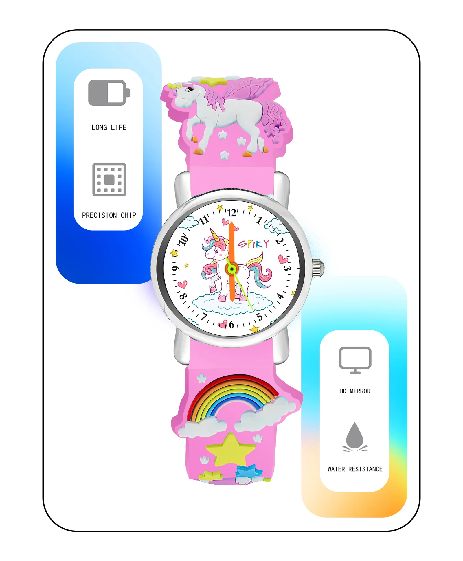 Spiky Eva9 Round Unicorn Strap Analog Watch - Image 26