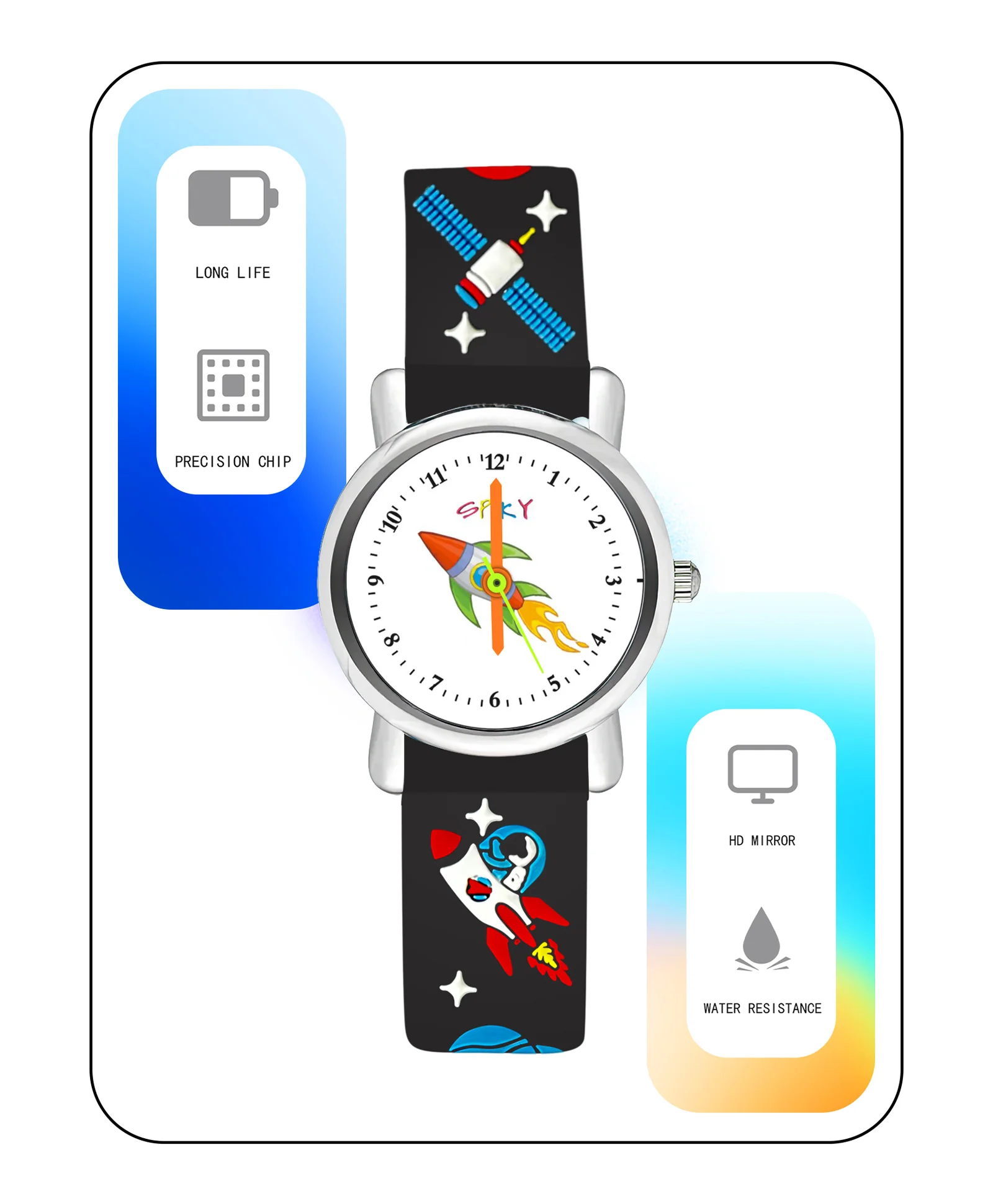 Spiky Eva9 Round Unicorn Strap Analog Watch - Image 48