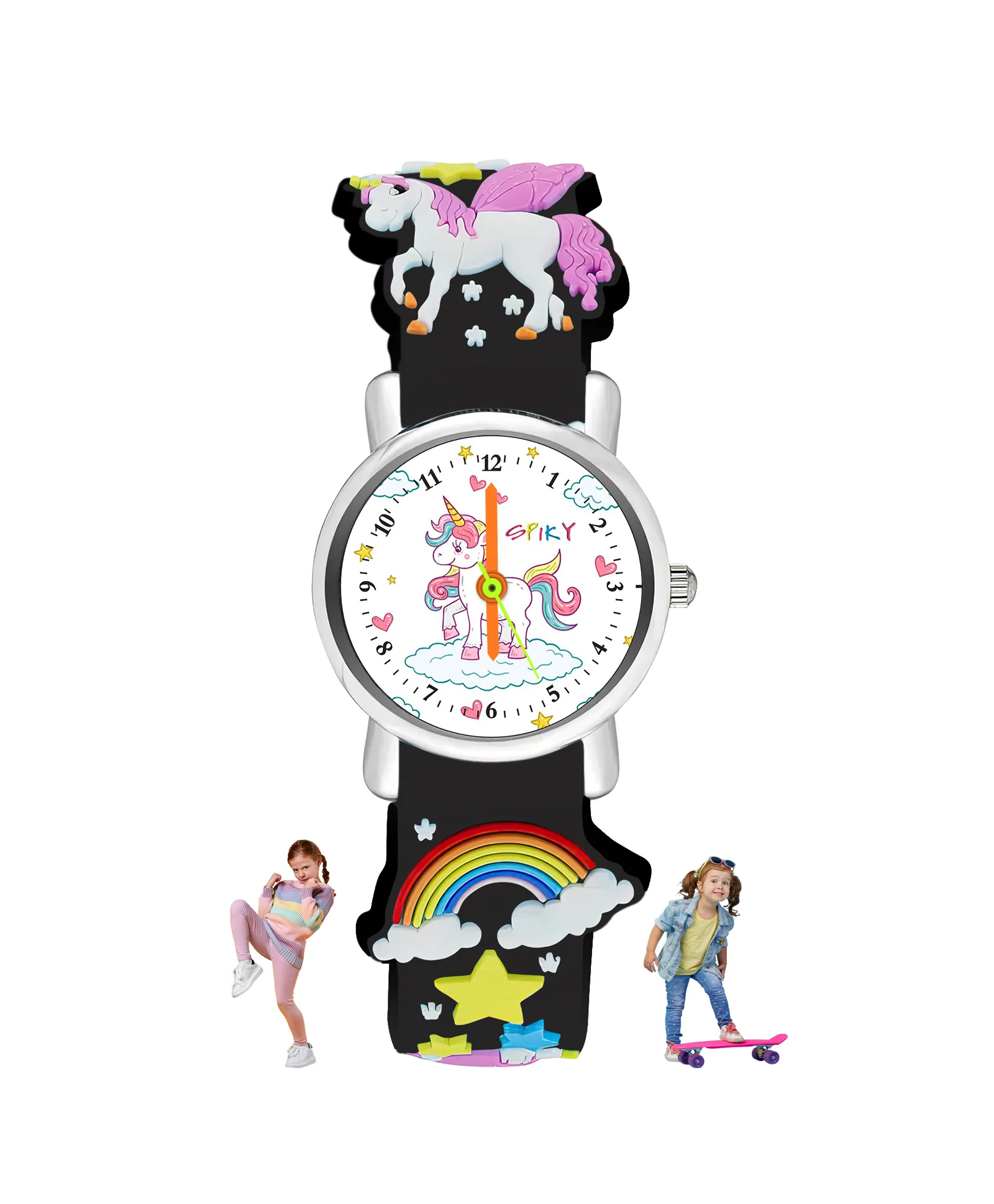 Spiky Eva9 Round Unicorn Strap Analog Watch - Image 23