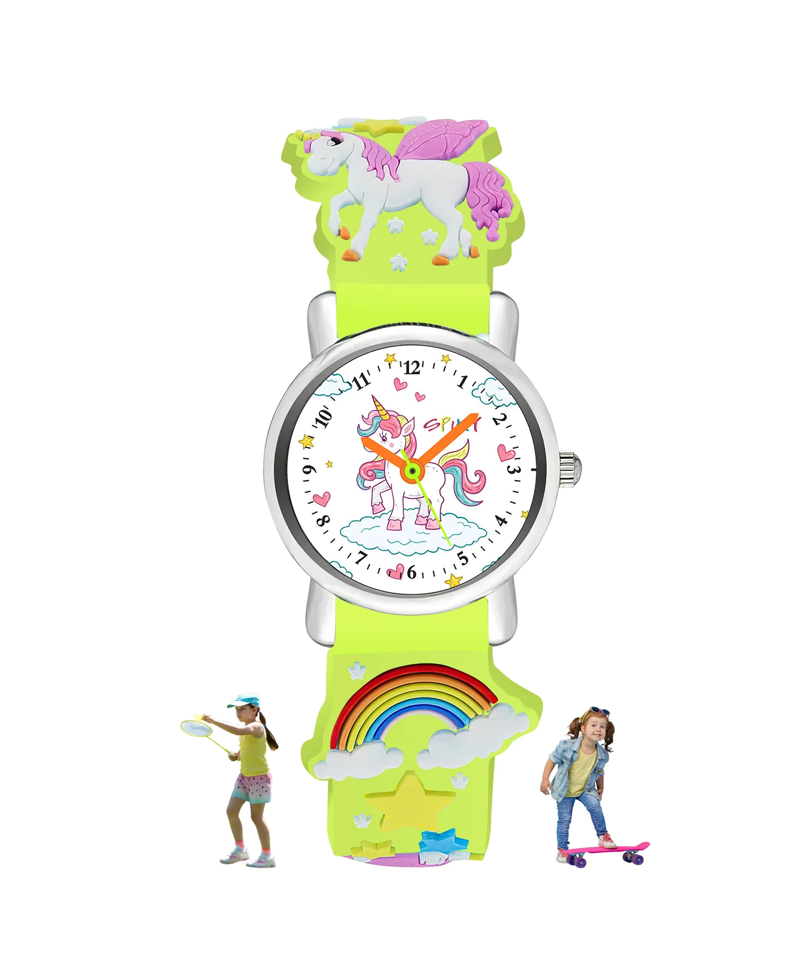 Spiky Eva9 Round Unicorn Strap Analog Watch - Image 43