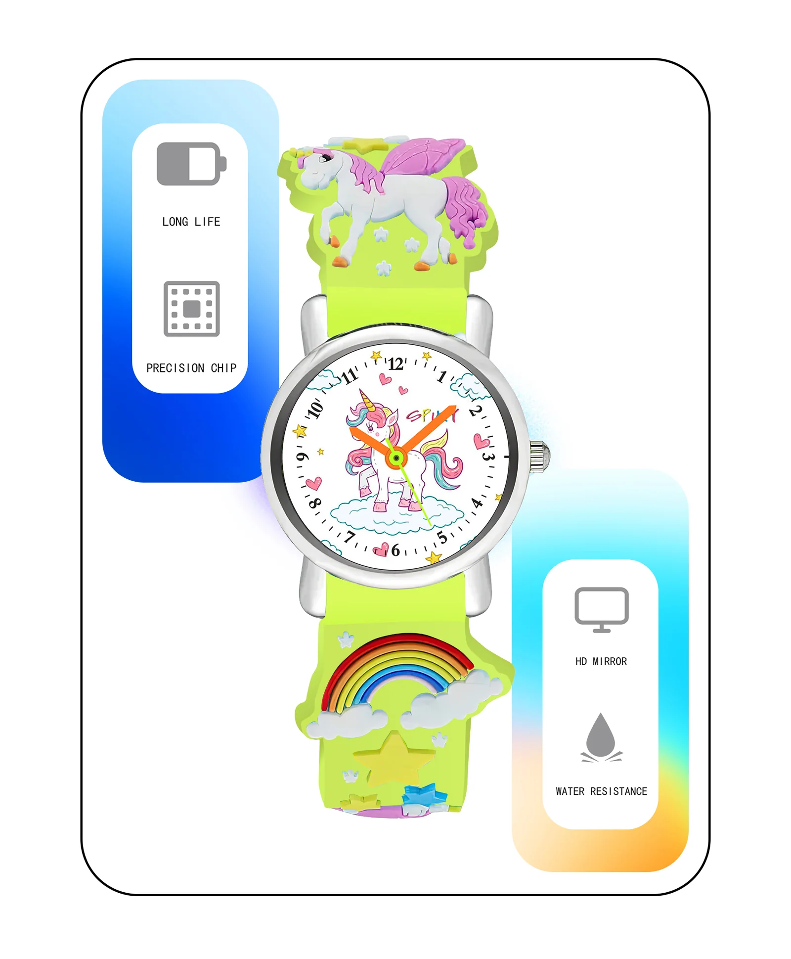 Spiky Eva9 Round Unicorn Strap Analog Watch - Image 48