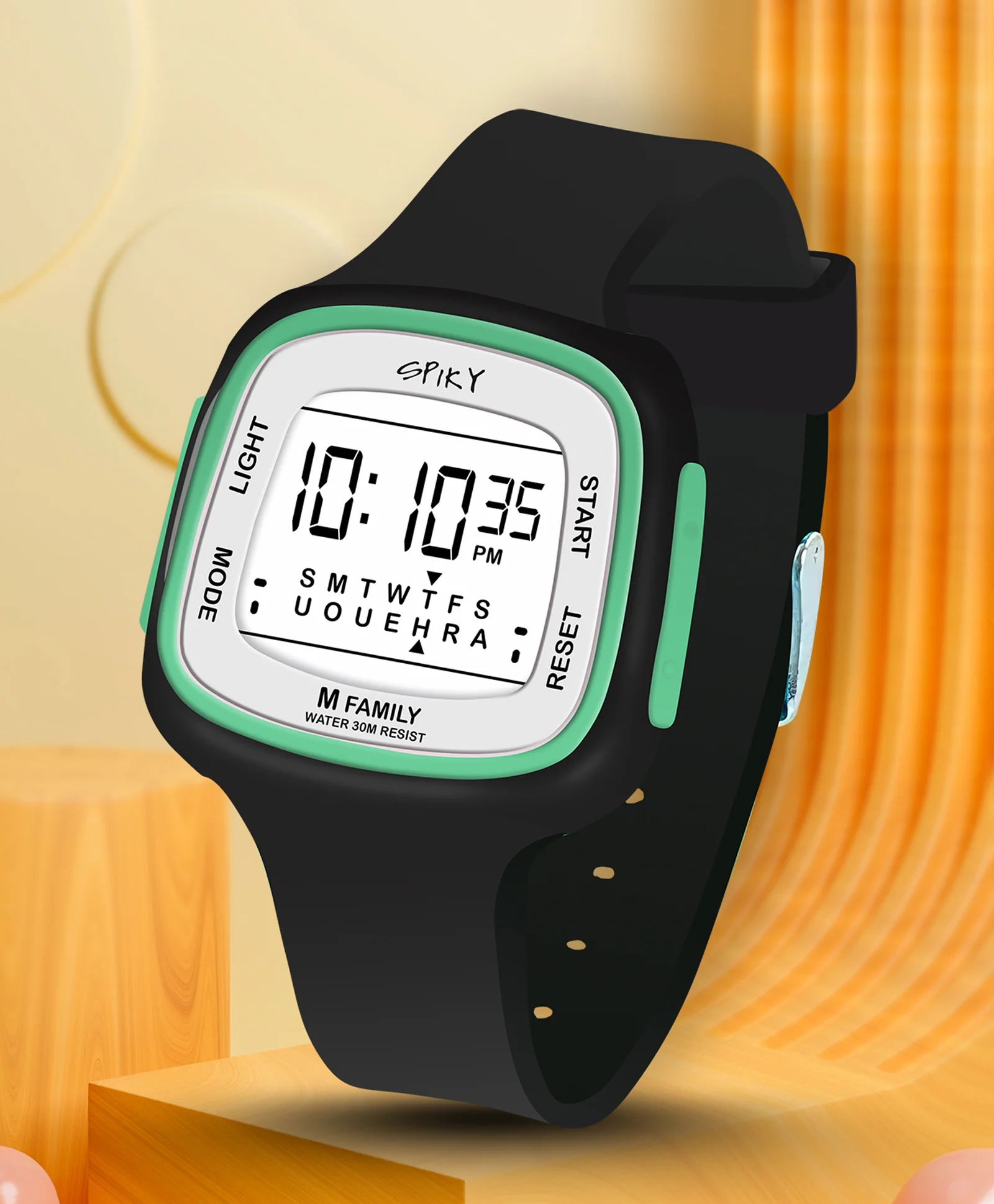 Spiky Eva16 Unique Square Digital Watch for Kids - Image 34